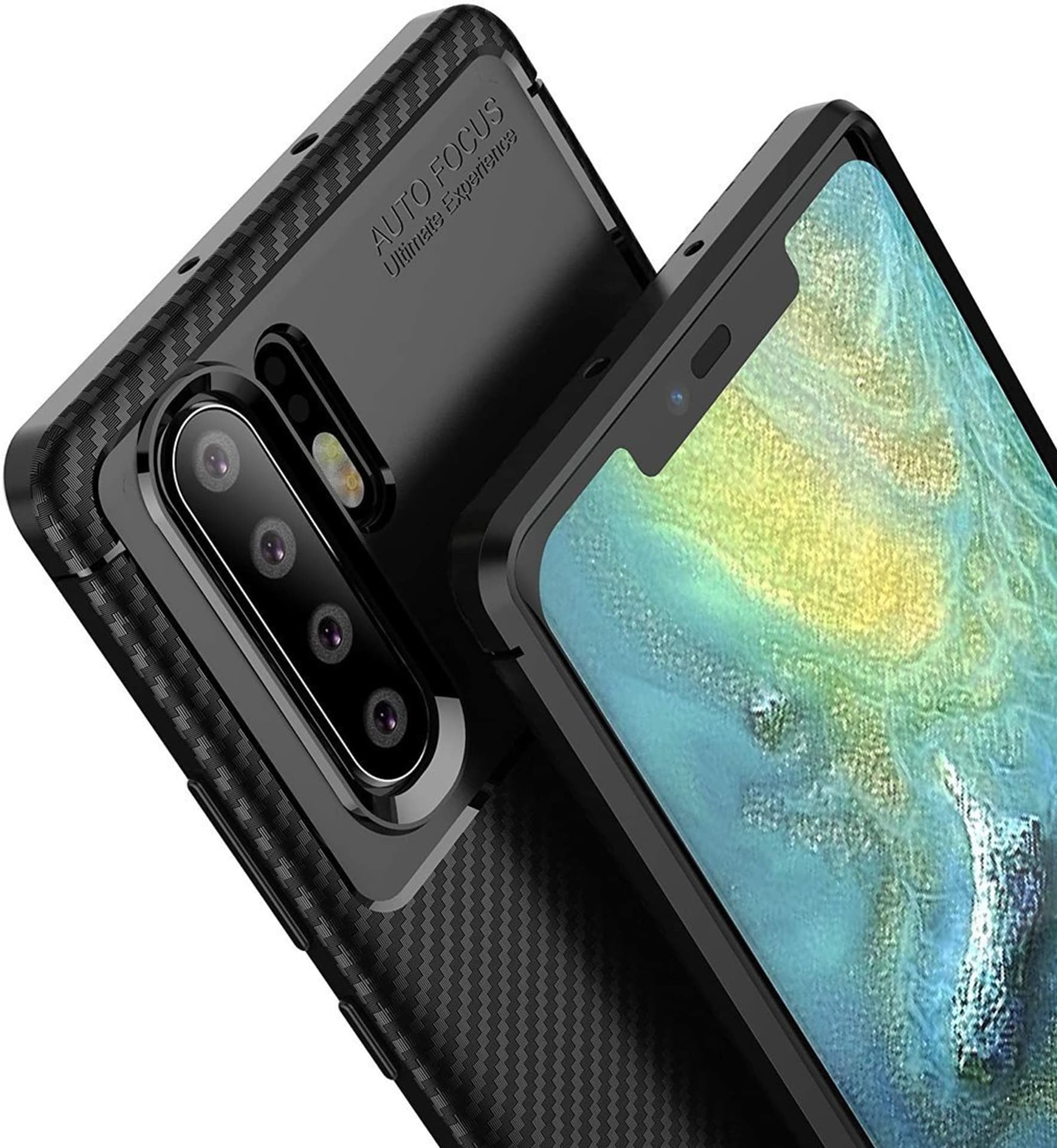 

Etui HUAWEI P30 PRO Pancerne Shockproof Carbon Fiber czarne