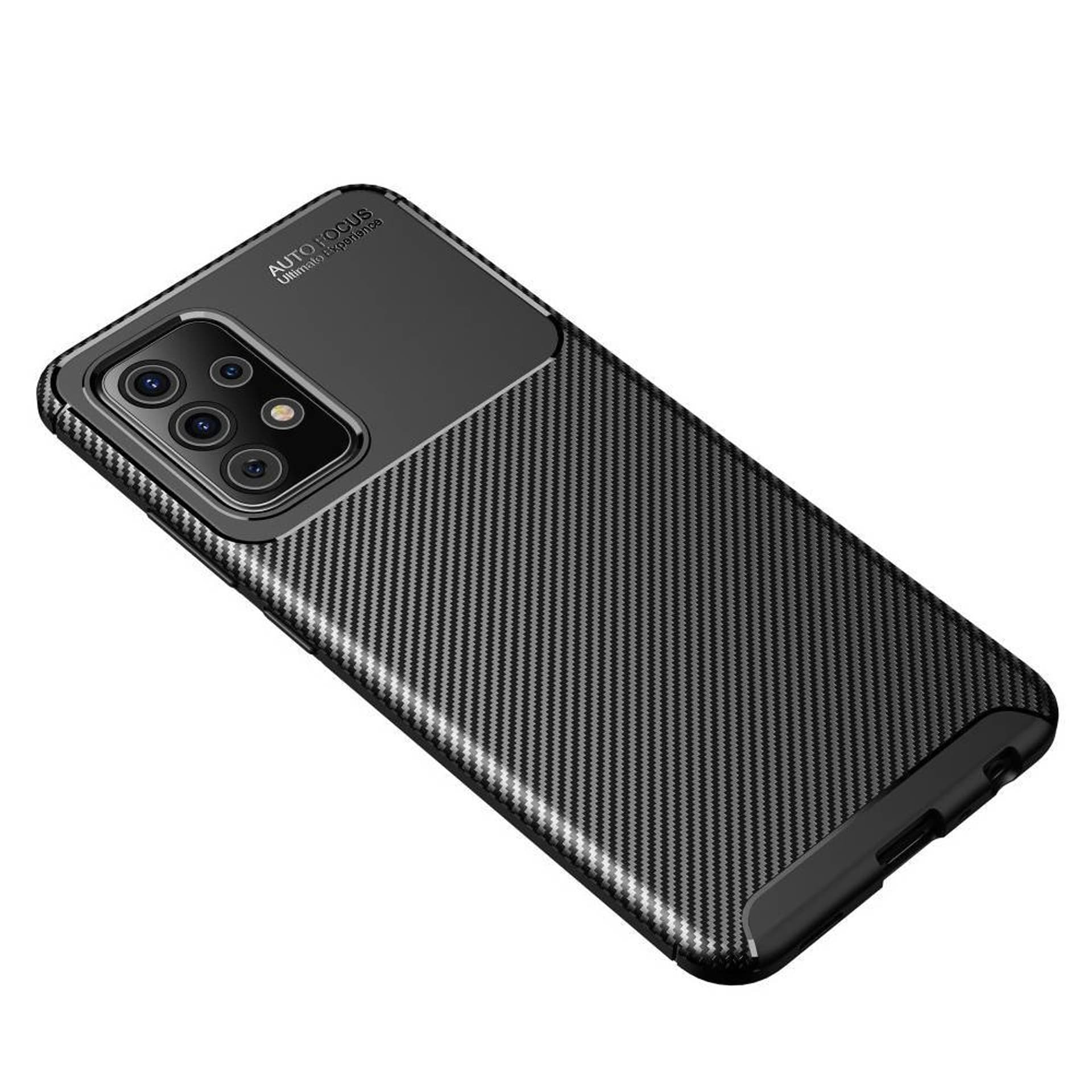 

Etui SAMSUNG GALAXY A52 / A52s Pancerne Shockproof Carbon Fiber czarne