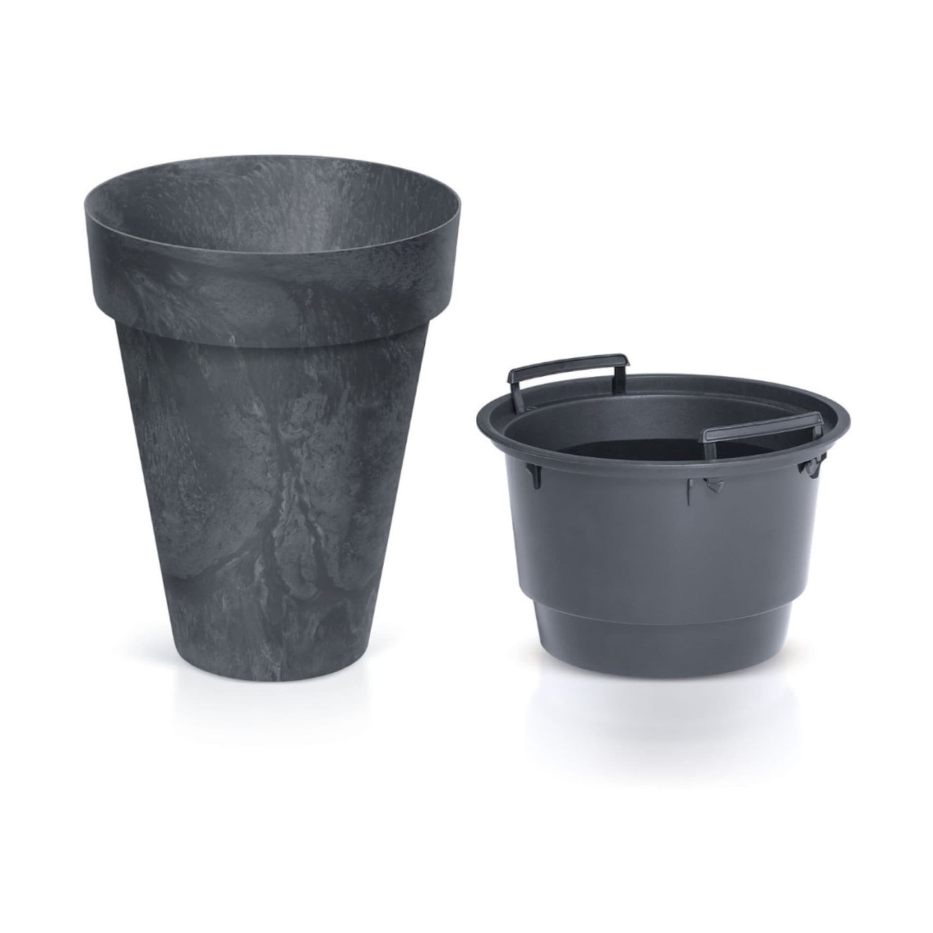 

Doniczka Cube Slim Beton Effect DCUS355E antracyt