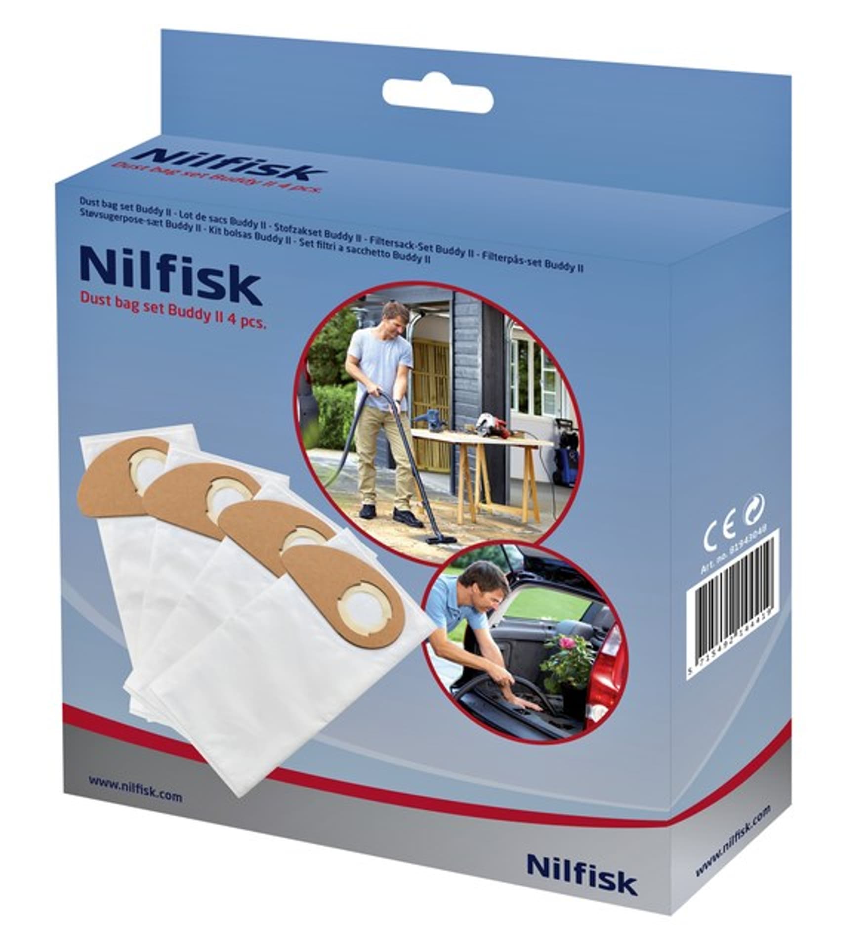 

NILFISK Worki do odkurzaczy BUDDY II 12/18L 4szt