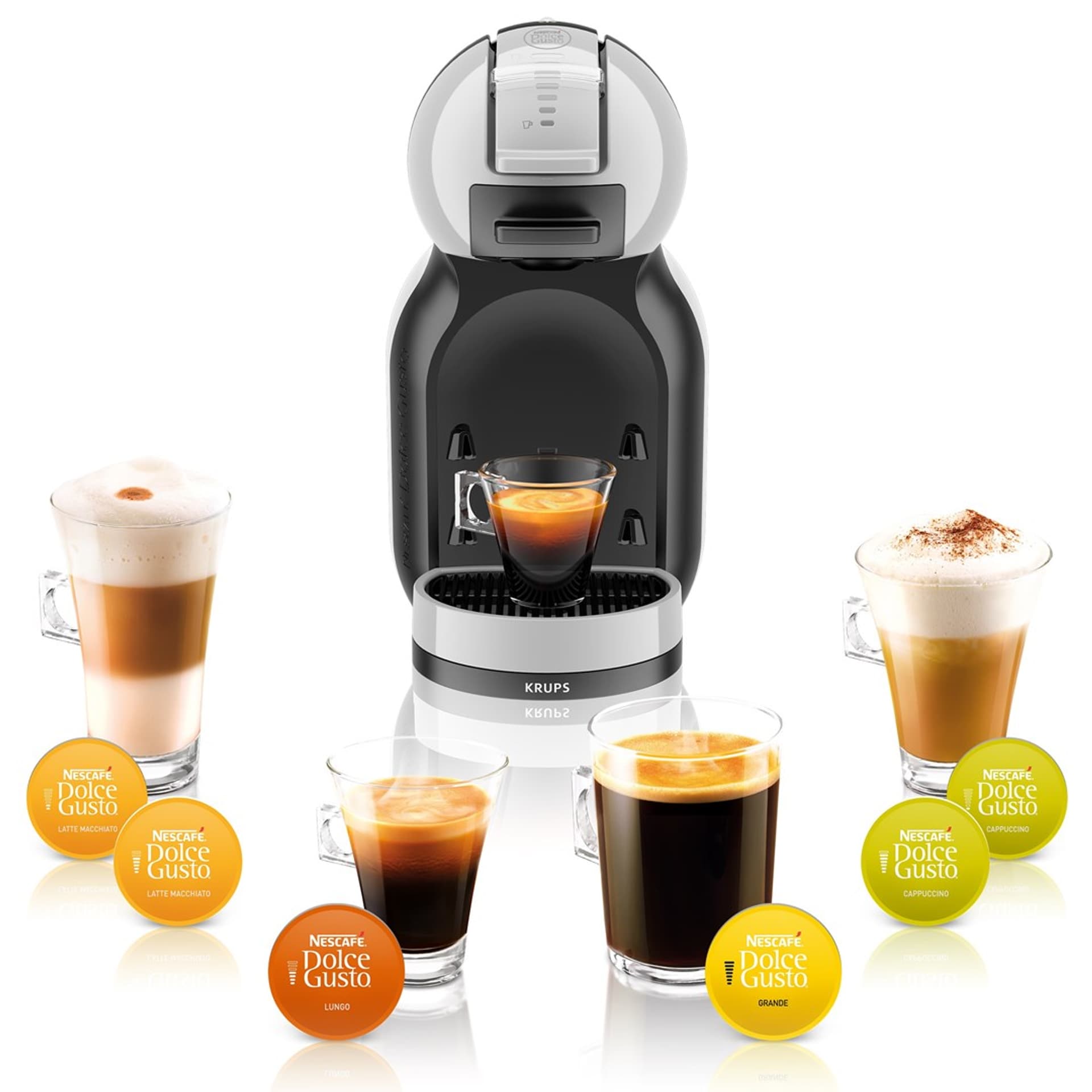

Ekspres kapsułkowy Krups Dolce Gusto Mini Me KP 123B (1500W; kolor czarny)