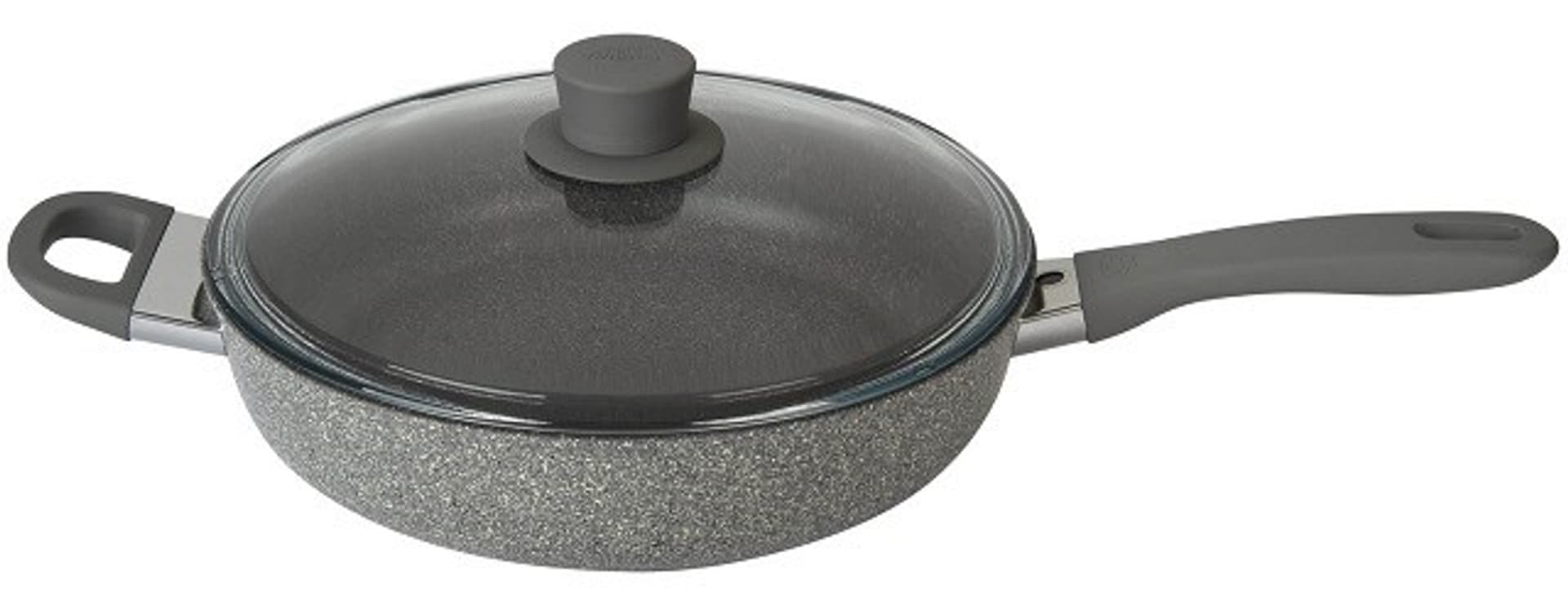 

Patelnia BALLARINI BALLARINI Murano sauté z 2 uchwytami i pokrywką granitowa 28 cm 75002-933-0