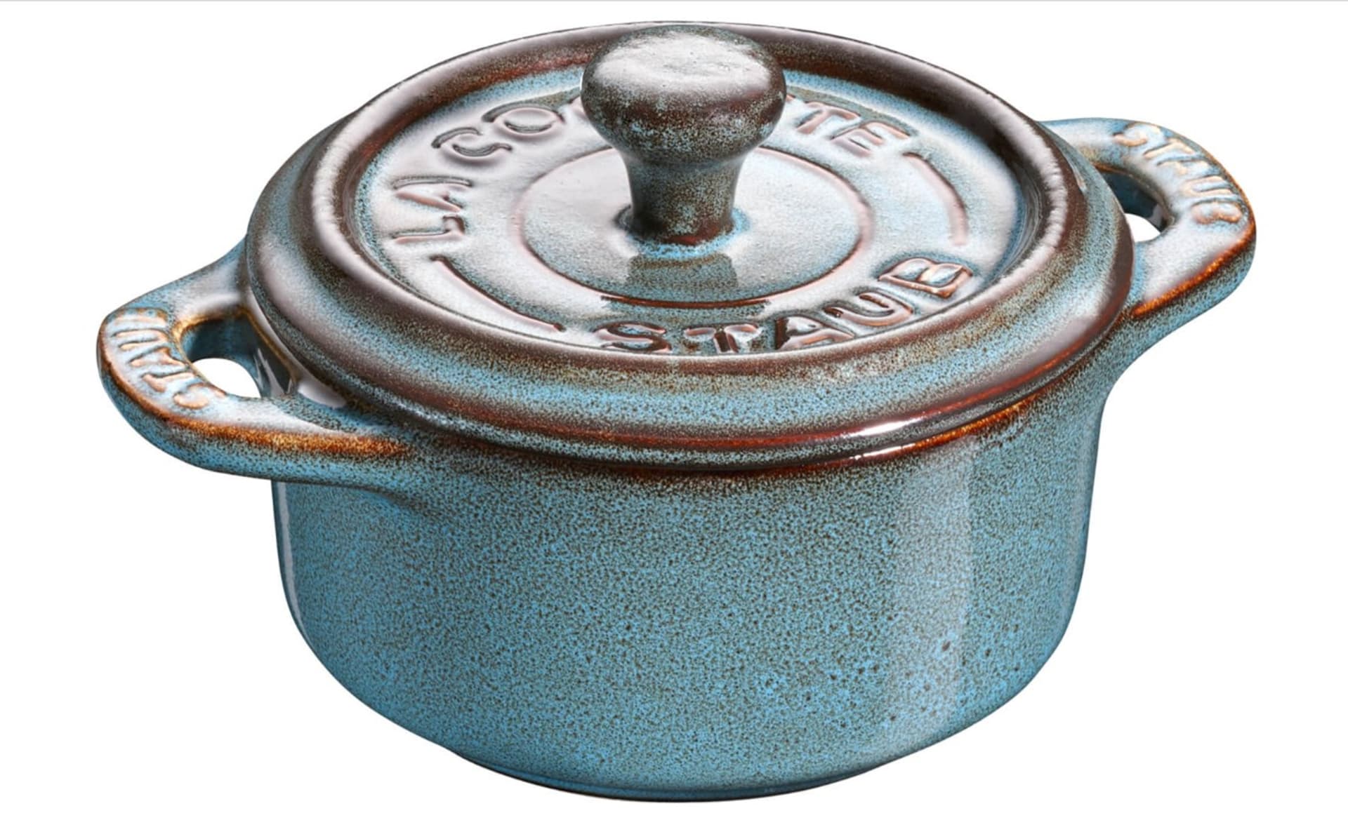 

STAUB Mini Cocotte Okrągły 4 szt. - 200 ml 40508-160-0 Antyczny turkusowy
