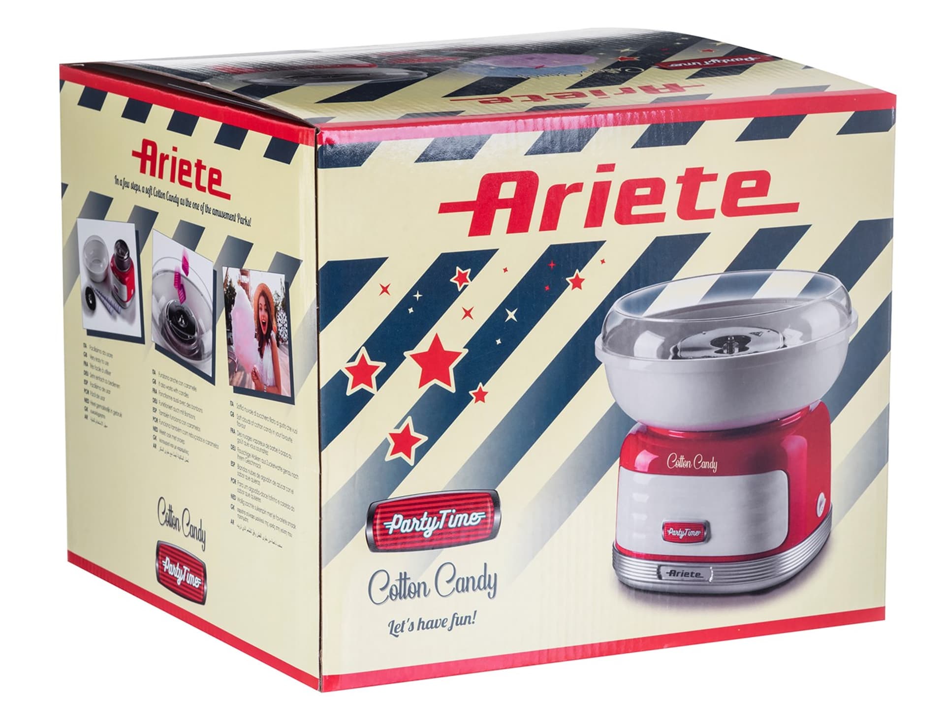 

Urządze do waty cukrowej 450W 2973/00 czerwo Ariete
