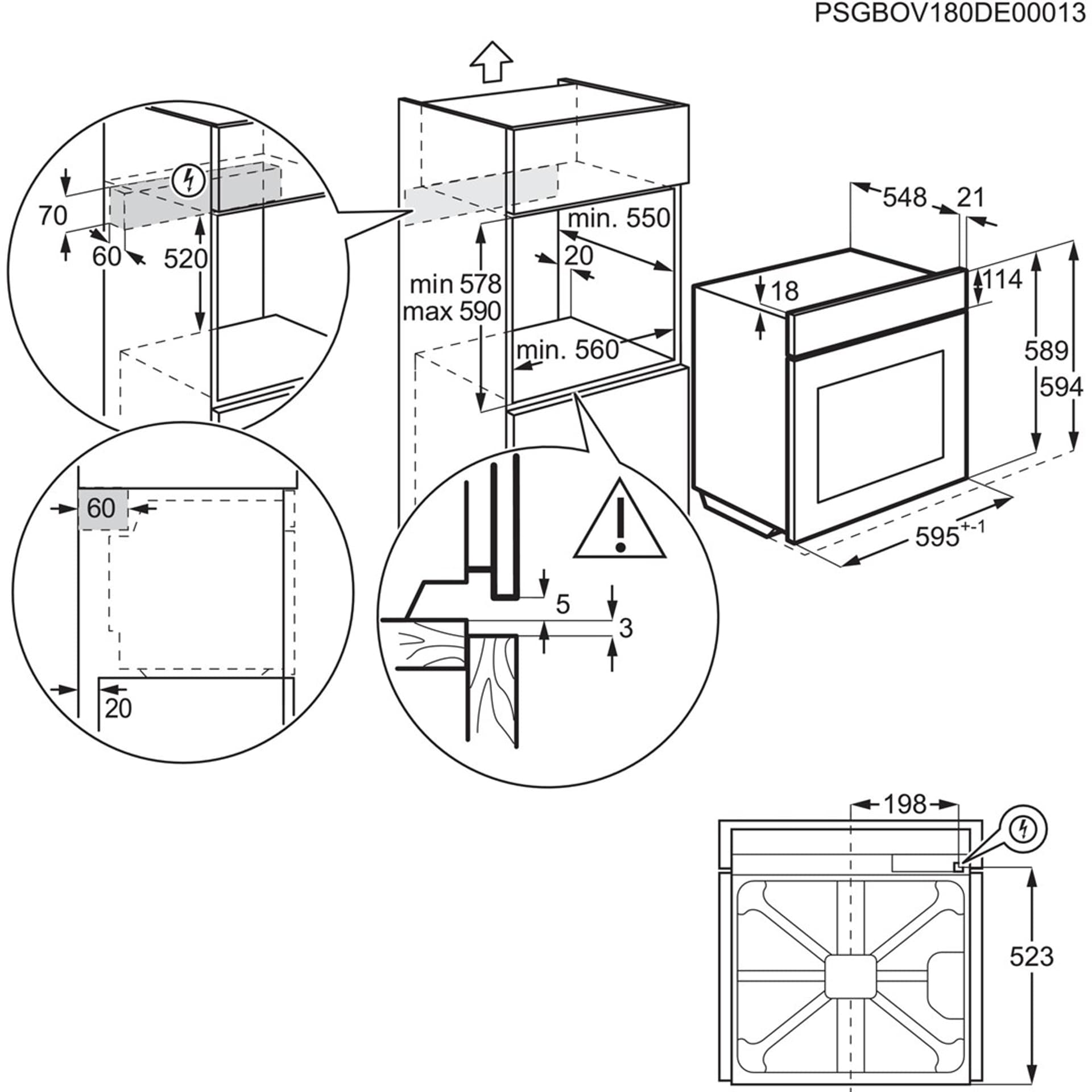 

Piekarnik parowy ELECTROLUX KODEH70X (czarny, stal nierdzewna)
