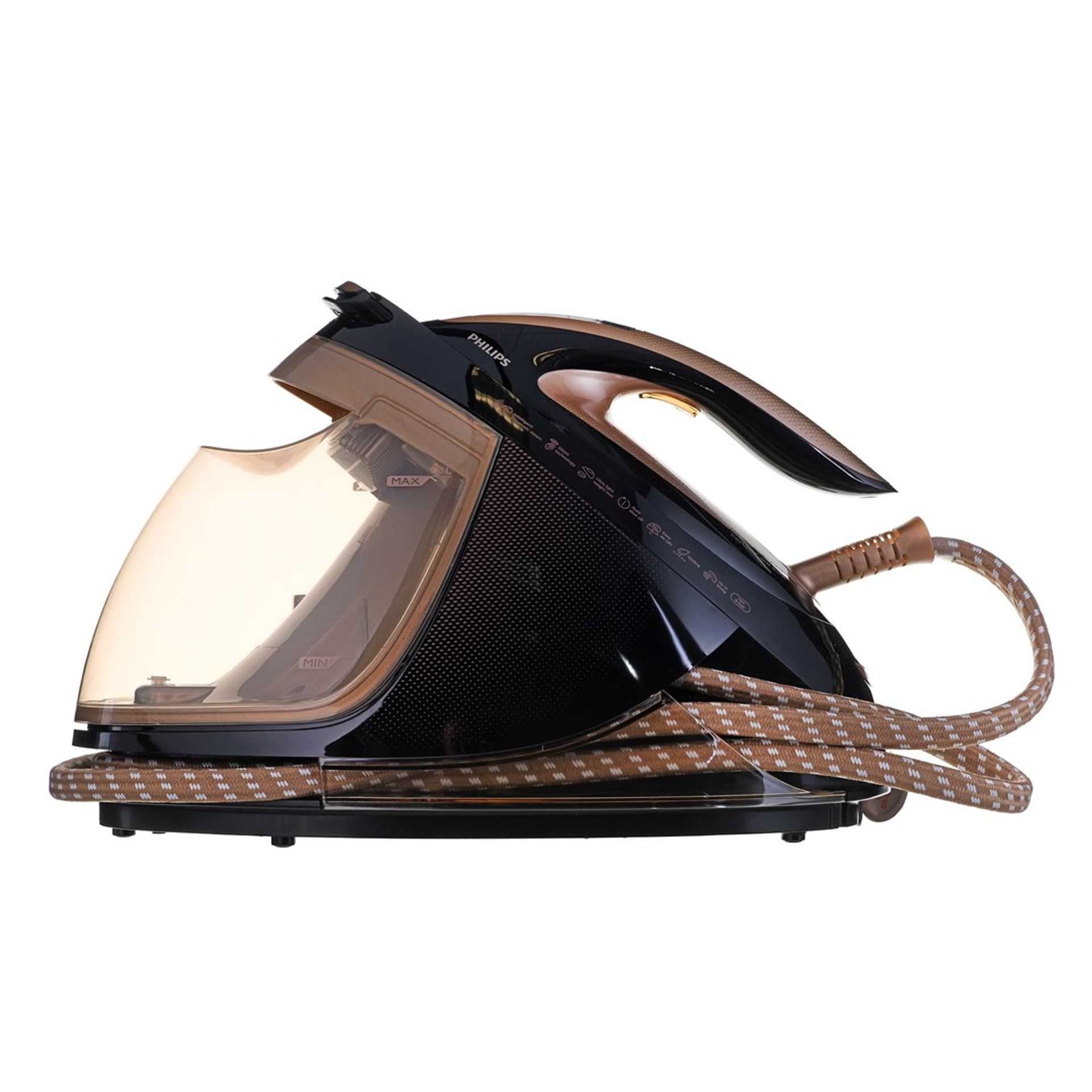 

Żelazko z generatorem pary Philips GC9682/80 (2800W; kolor czarny)