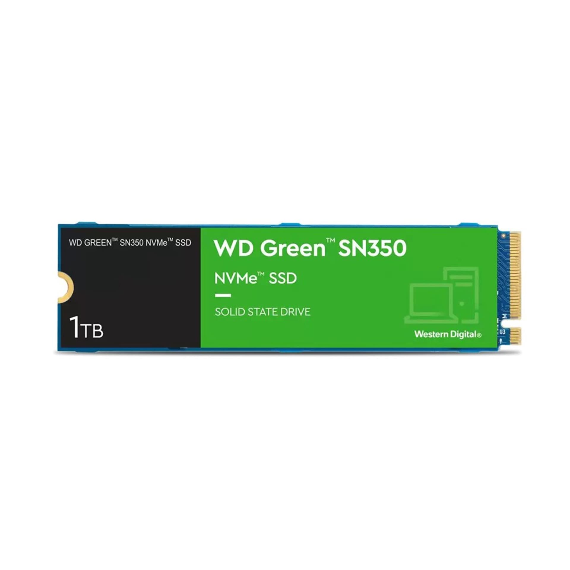 

Dysk SSD WD Green SN350 WDS100T3G0C (1TB ; M.2 ; PCIe NVMe 3.0 x4)