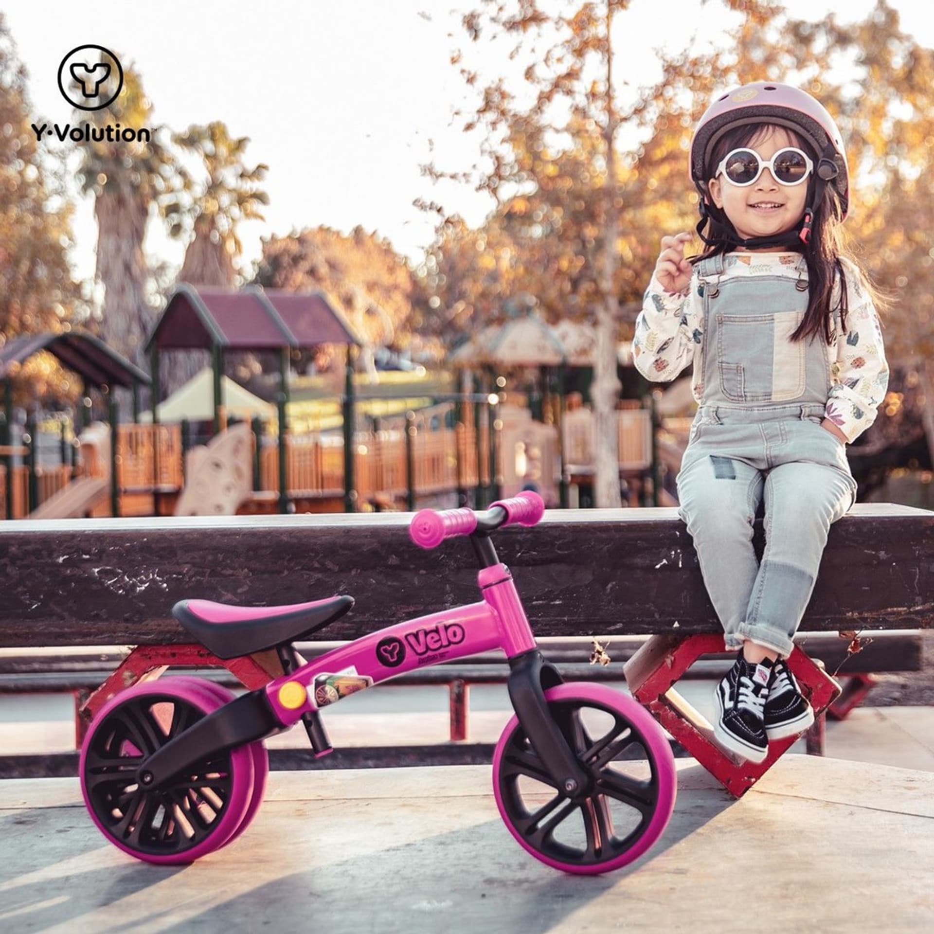 

Yvolution YVelo Junior Rowerek biegowy - różowy