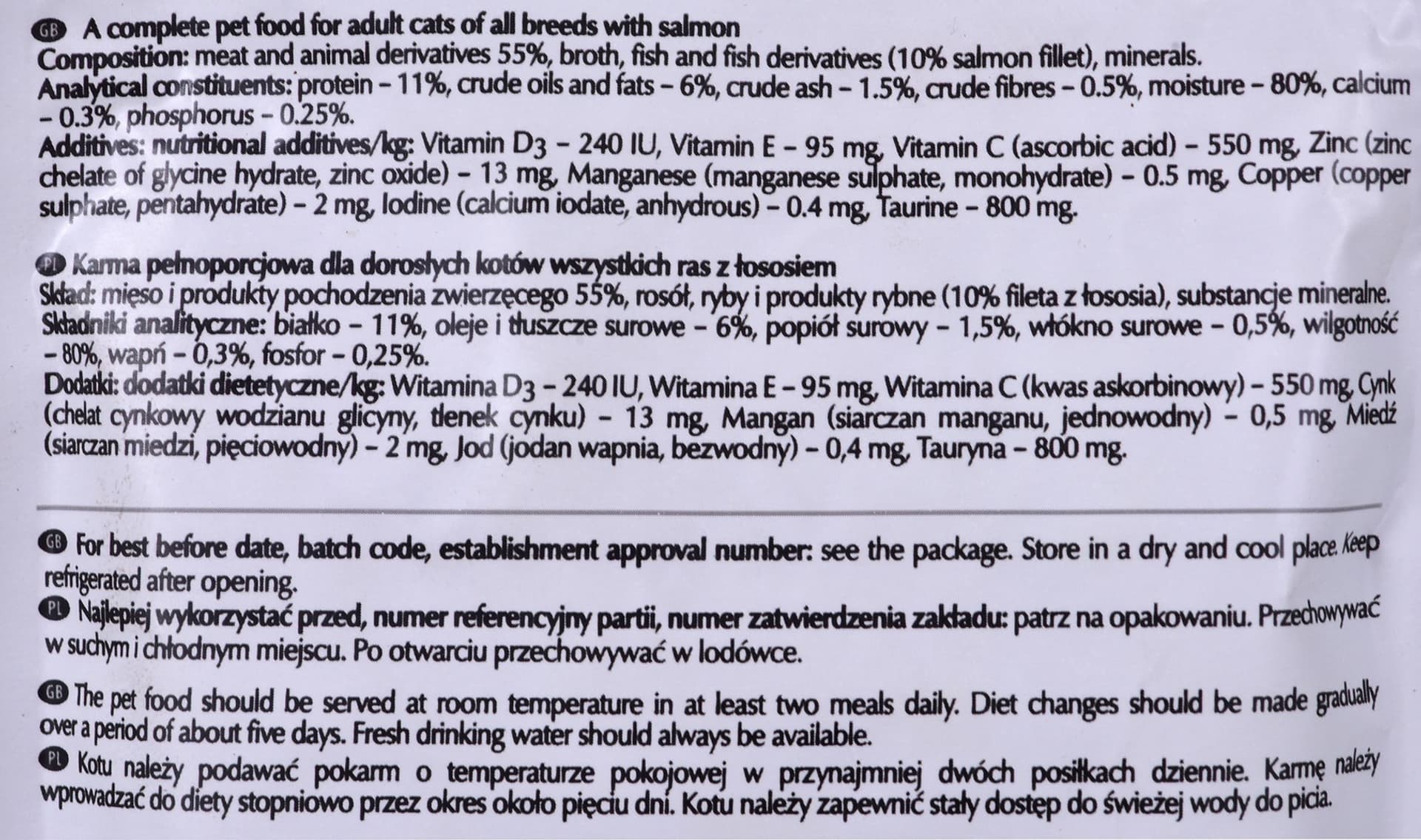 

DOLINA NOTECI Piper z łososiem - mokra karma dla kota - 100g
