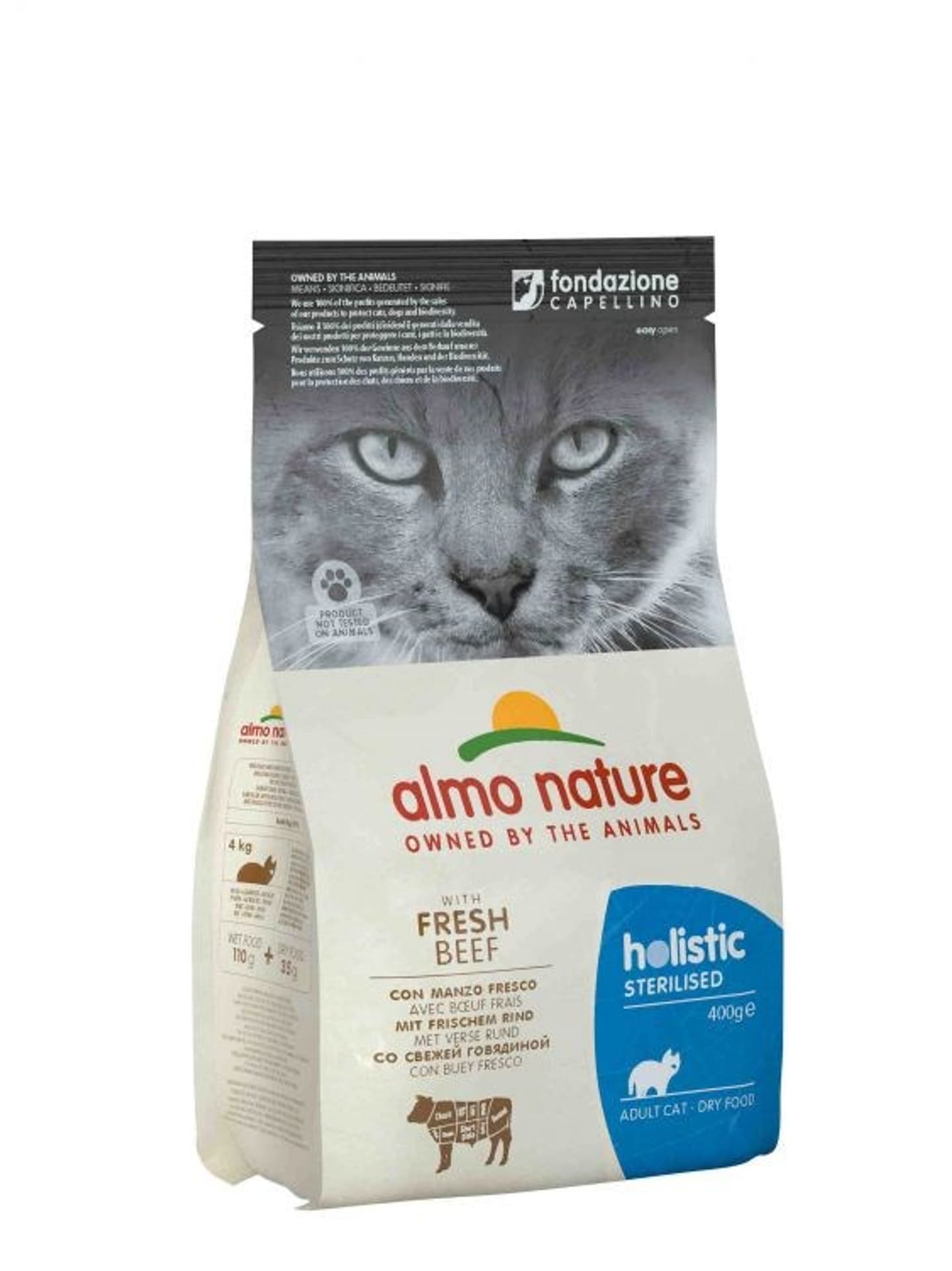 

Almo Nature Sterilised z wołowiną 2Kg