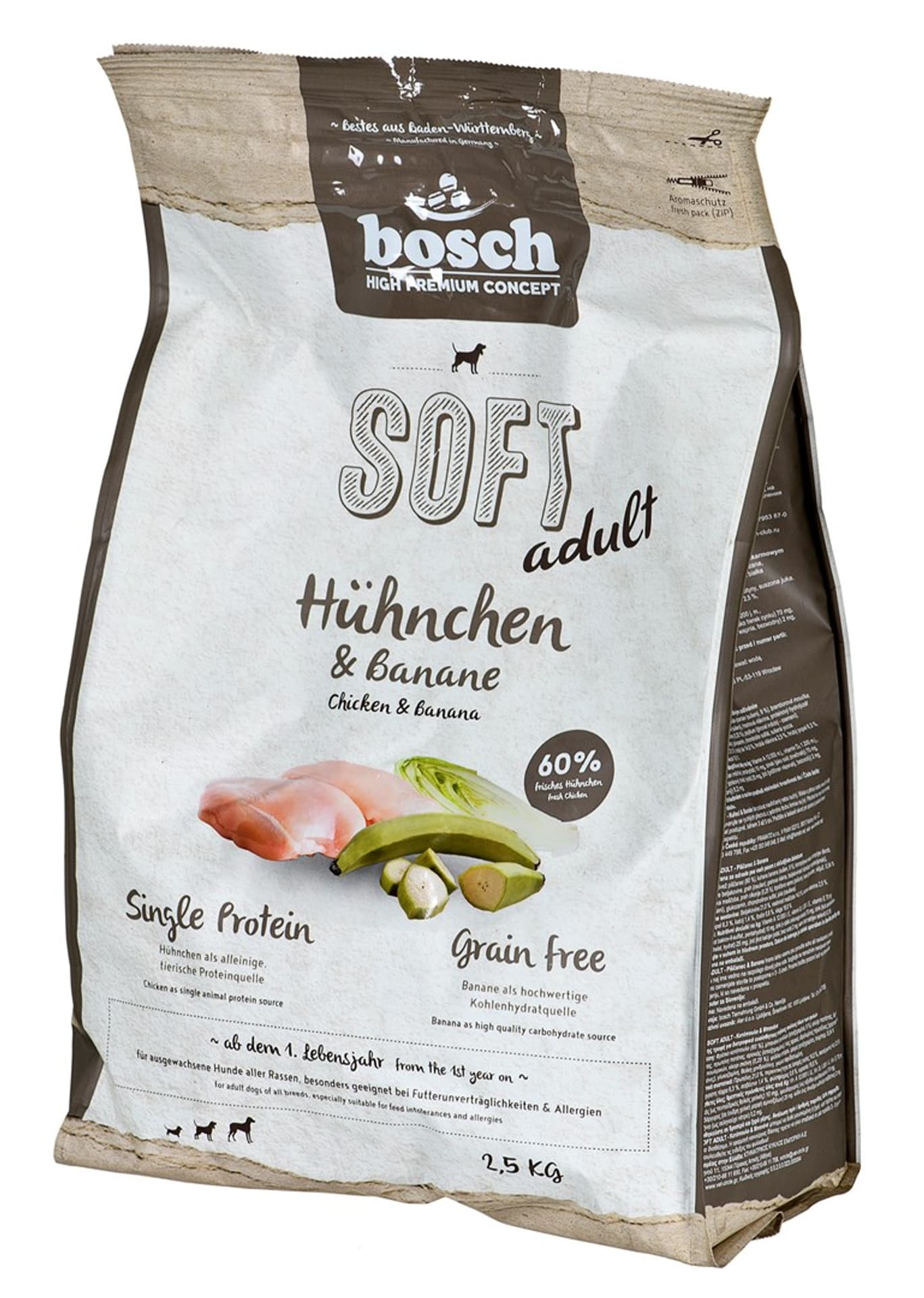

BOSCH Soft Adult Kurczak&Banan - sucha karma dla psa - 2,5kg