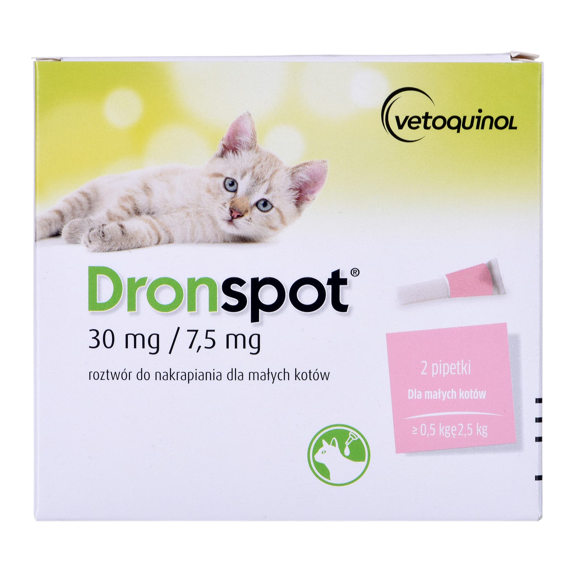 

Vetoquinol Dronspot krople odrobaczające kot <2,5kg