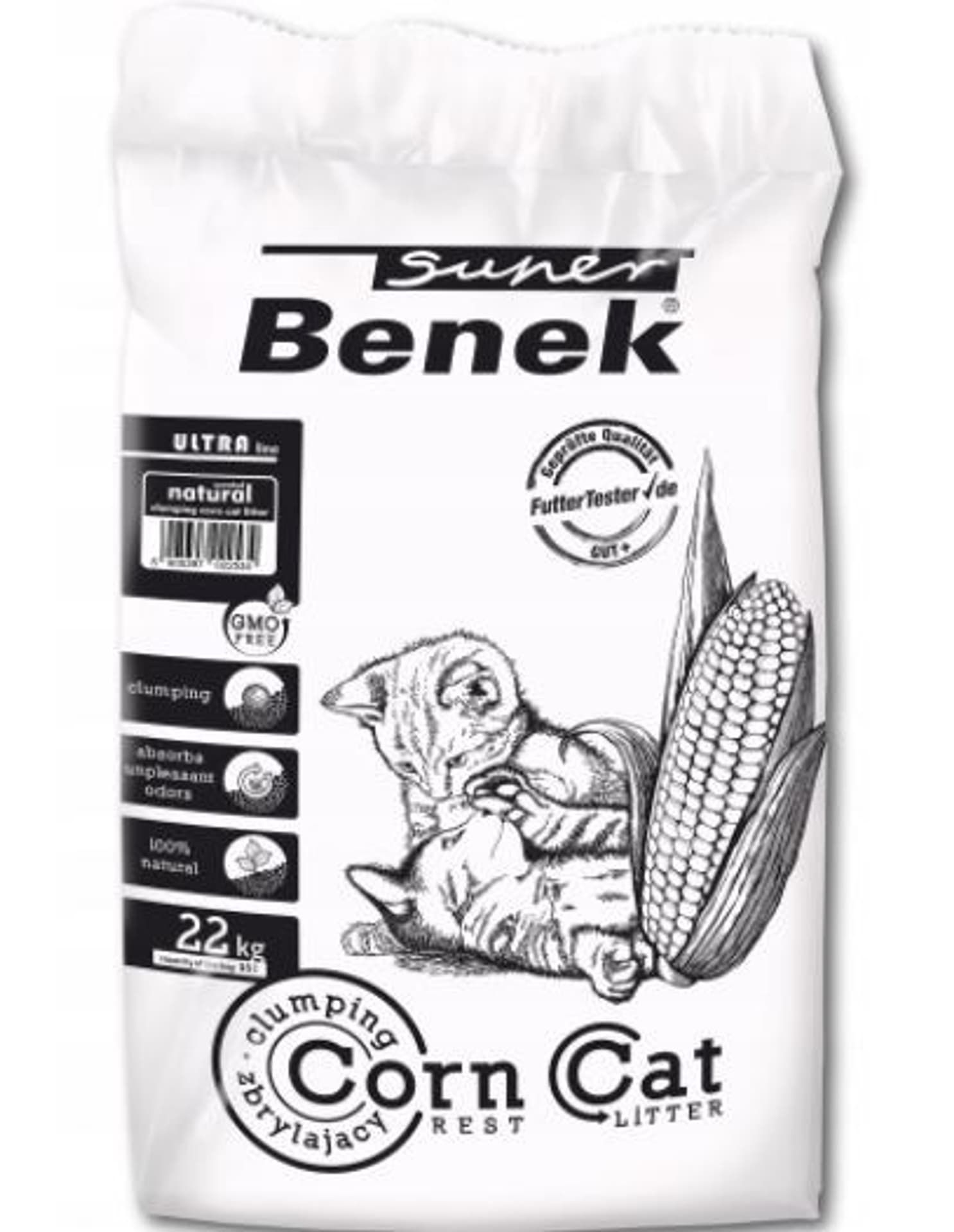 

Super Benek Corn Cat Ultra Naturalny 35L