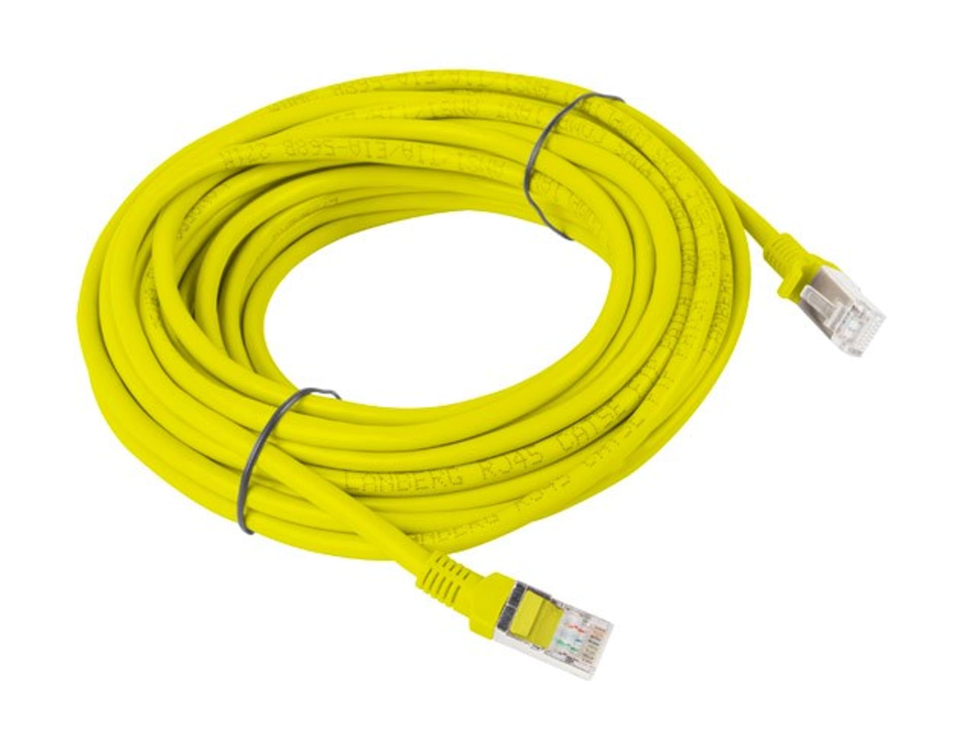 

Patchcord UTP Lanberg PCU6-10CC-1000-Y (RJ45 - RJ45 ; 10m; UTP; kat. 6; kolor żółty)