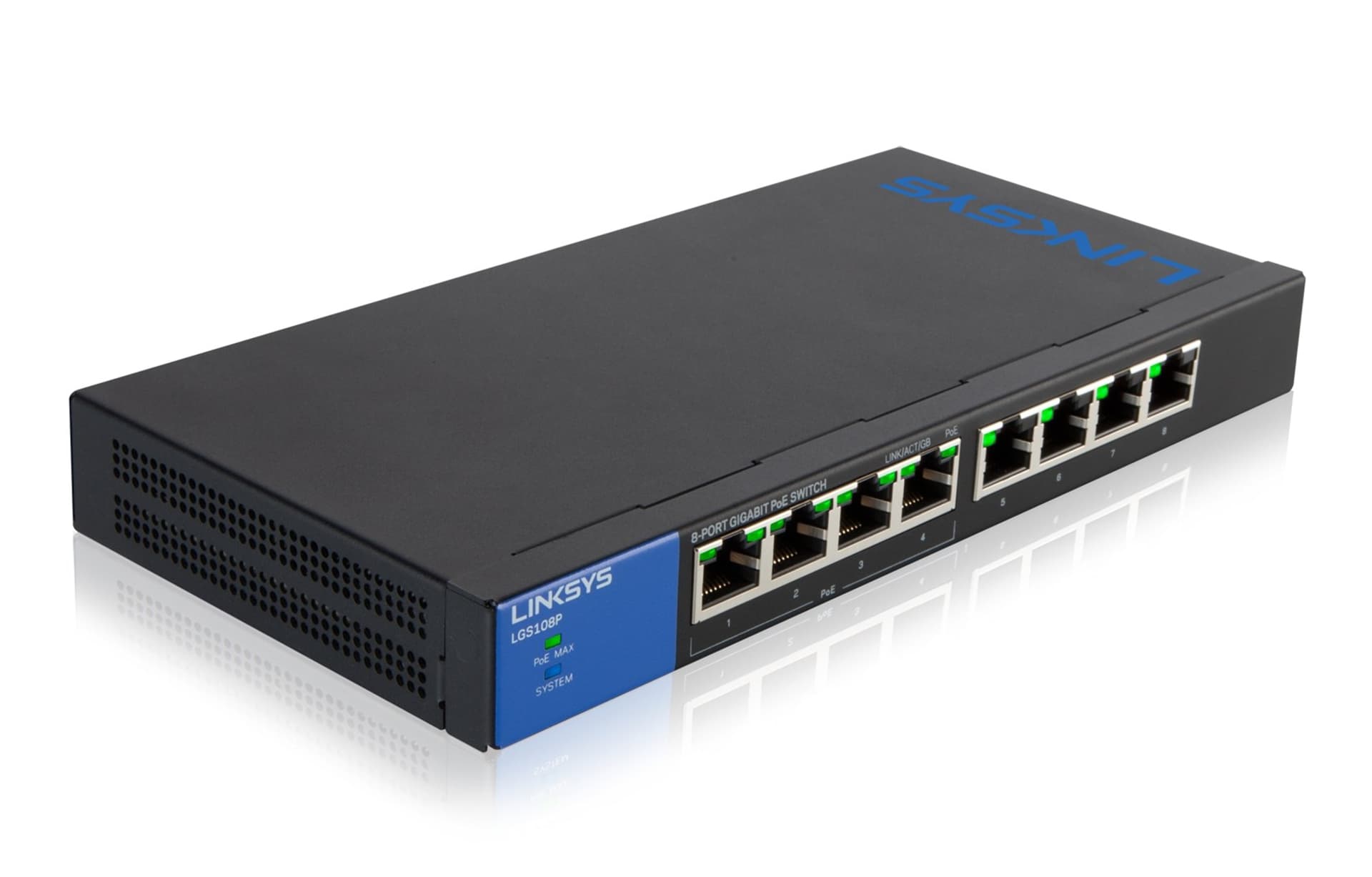 

Switch Linksys LGS108P-EU (8x 10/100/1000Mbps)