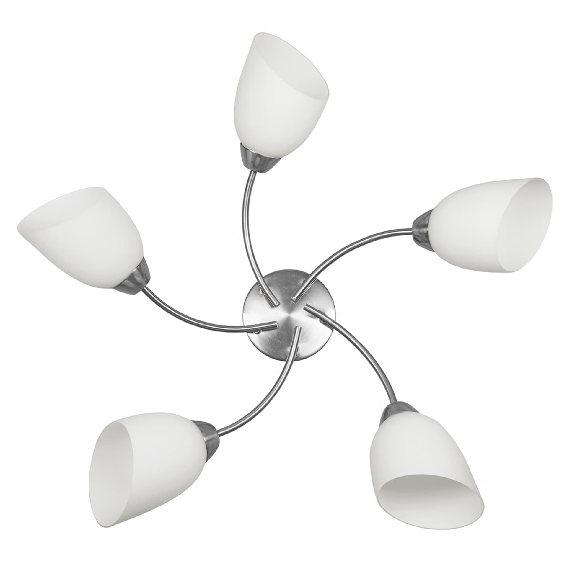 

Żyrandol klasyczna lampa sufitowa wisząca Activejet BENITA Nikiel 5xE27 do salonu