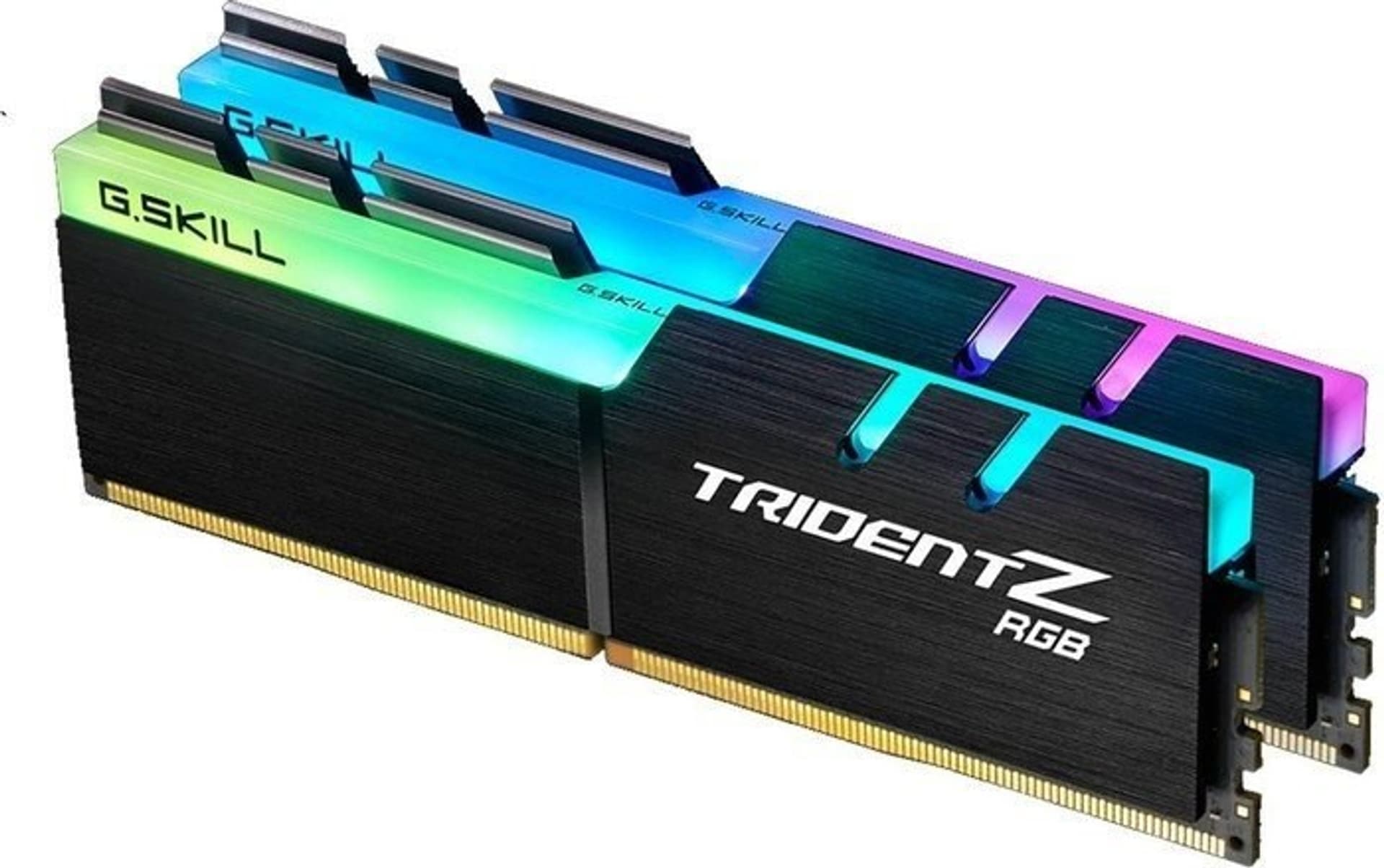 

Zestaw pamięci G.SKILL TridentZ RGB F4-3200C14D-32GTZR (DDR4 DIMM; 2 x 16 GB; 3200 MHz; CL14)