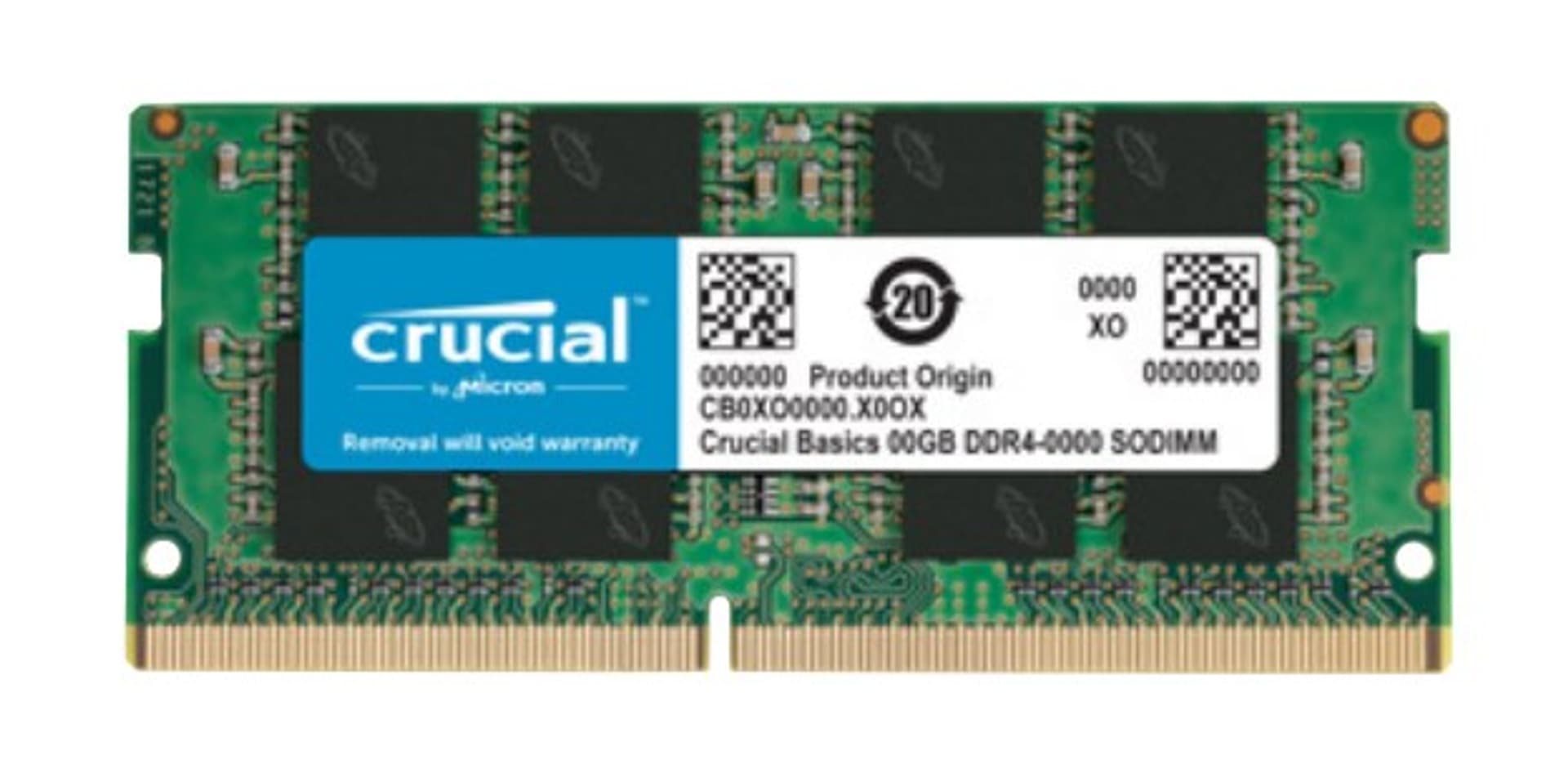 

Crucial 4GB DDR4 2666 SO-DIMM 1.2V