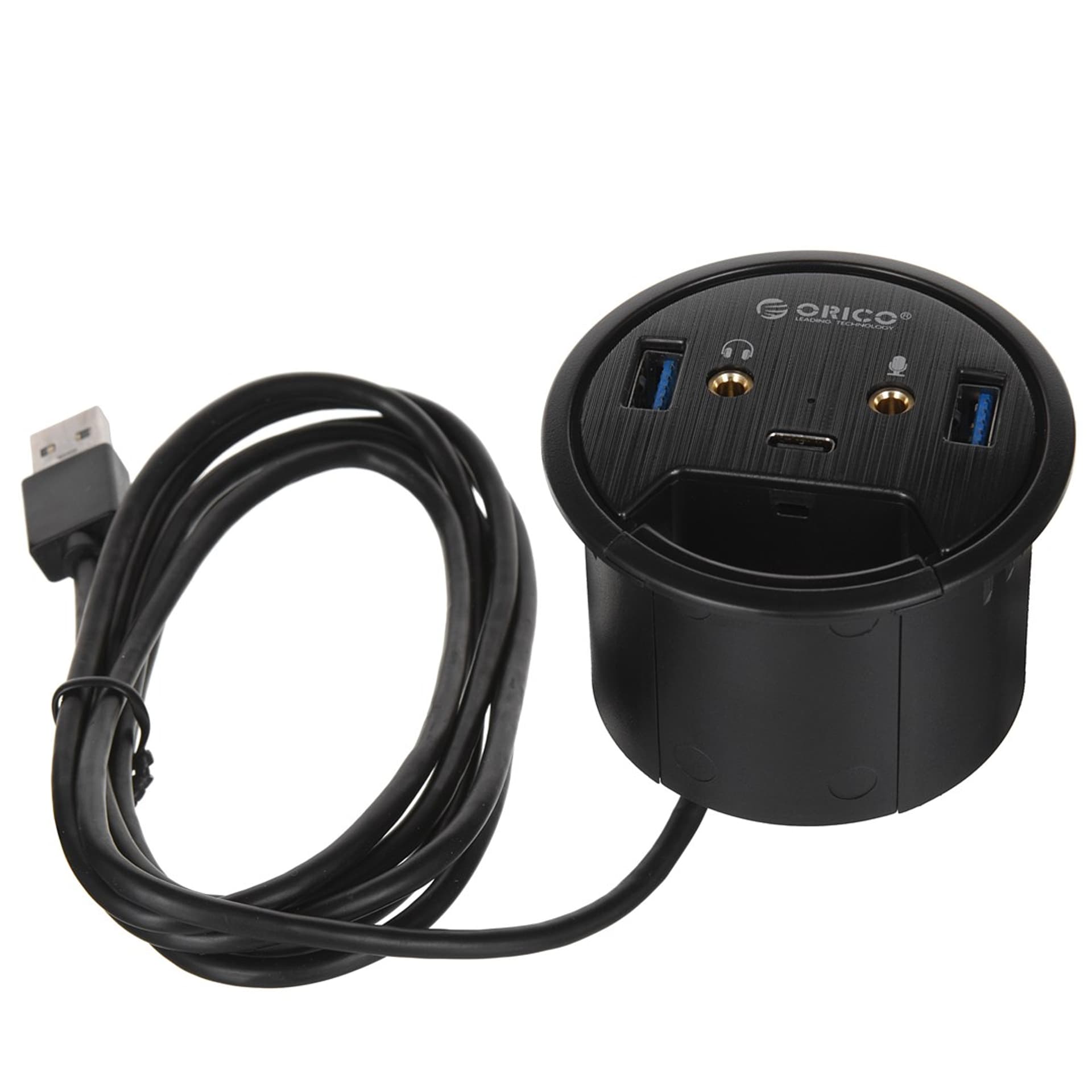 

ORICO HUB USB-A DESKTOP POWER GROMMET - USB+AUDIO
