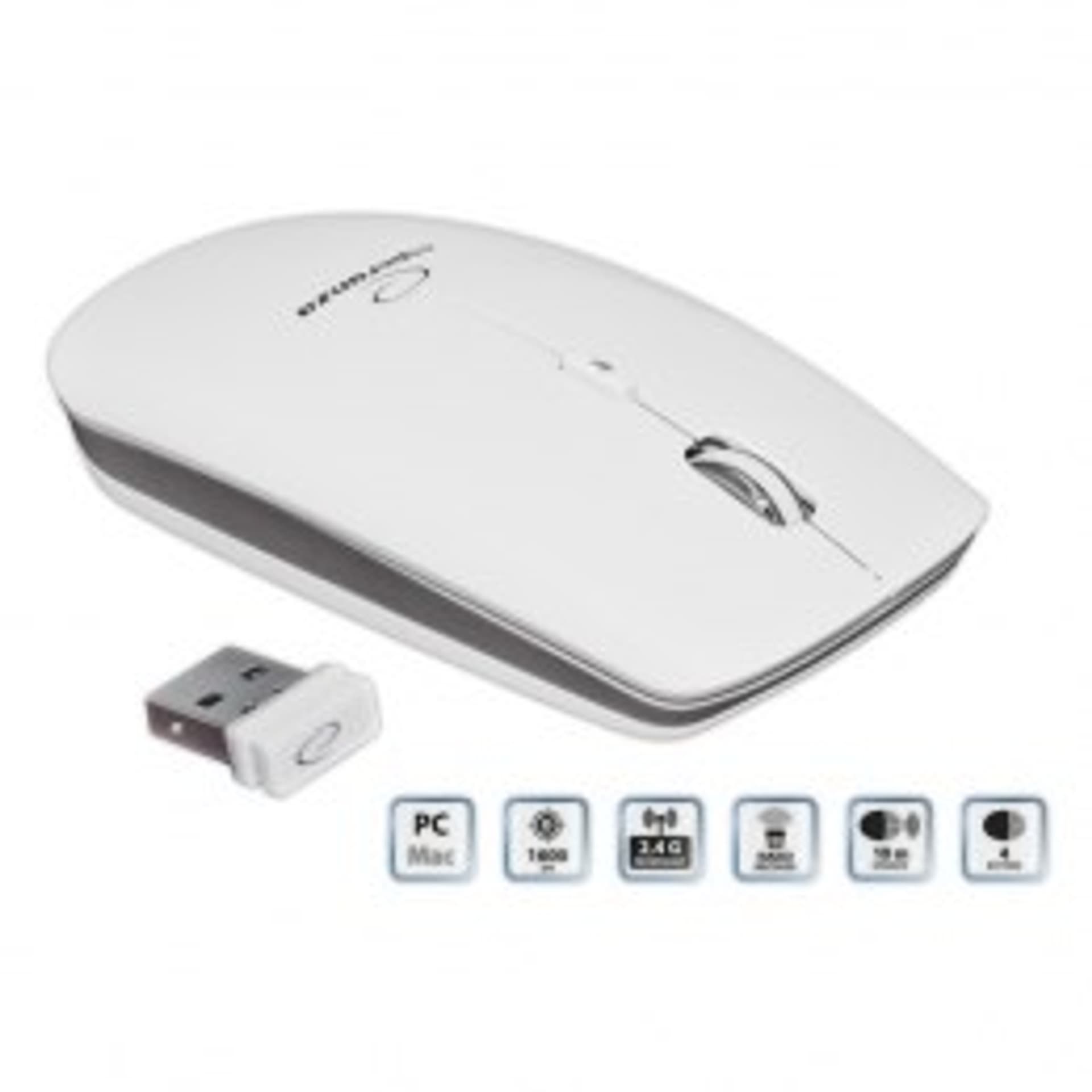 

Mysz Esperanza EM120W (optyczna; 1600 DPI; kolor biały)