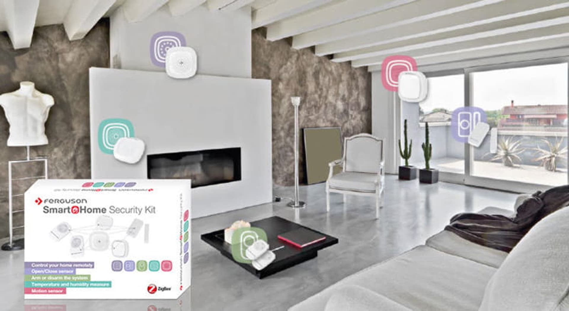 

Ferguson Smart Home Security Kit System alarmów
