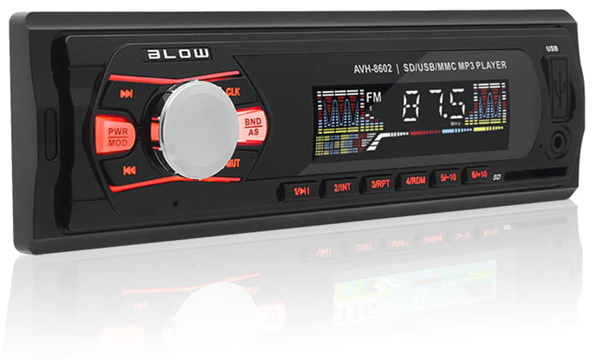 

Radio samochodowe Blow MP3 USB SD MMC AVH-8602