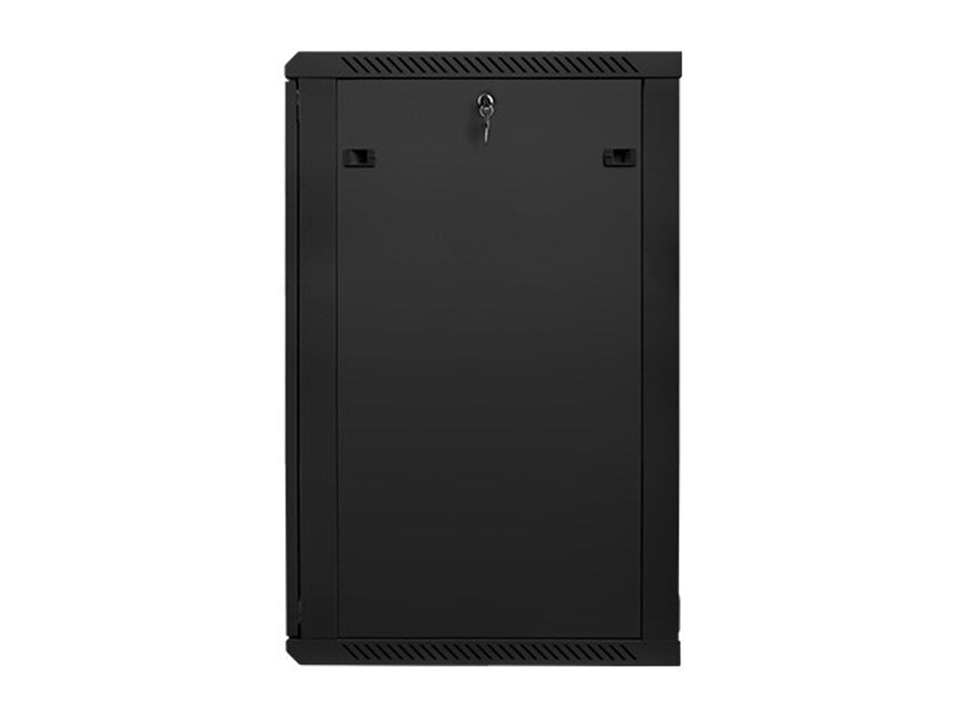 

Szafa jednosekcyjna Lanberg WF01-6622-10B (22U; 1080mm / 600mm / 600 mm; wisząca; Szklane; 19''; kolor czarny)