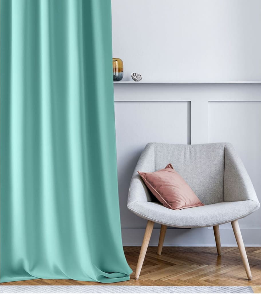 

Zasłona na okno Room99 AURA (140 x 250 cm; kolor miętowy)