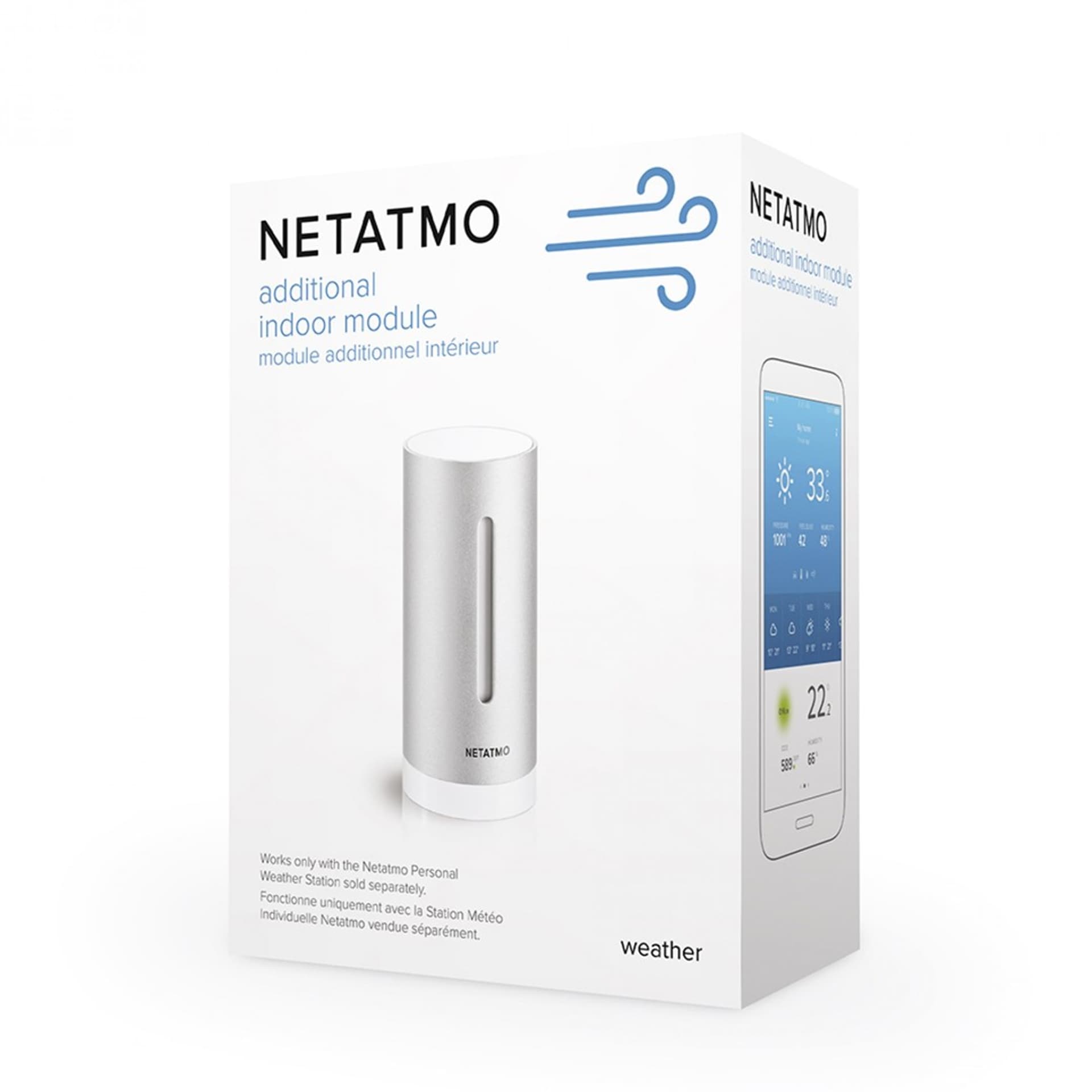 

Moduł wewnętrzny dla stacji pogodowej NETATMO