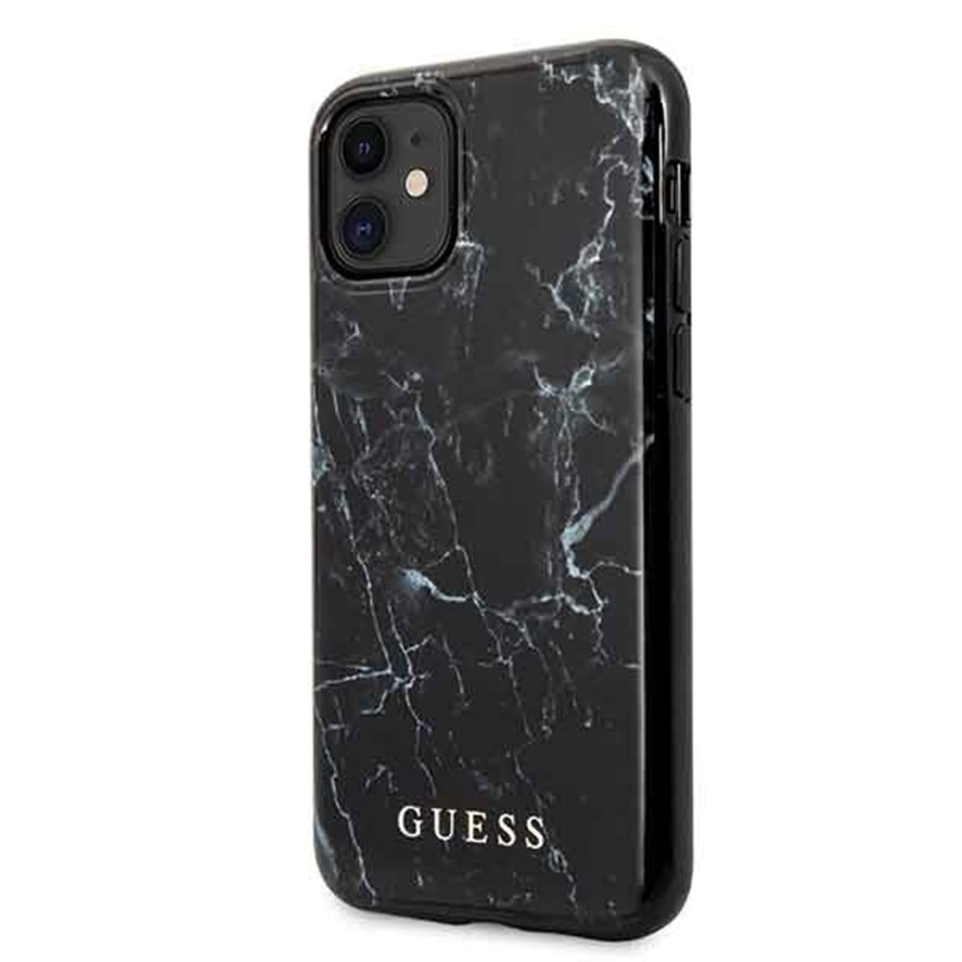 

Guess Marble - Etui iPhone 11 (czarny)