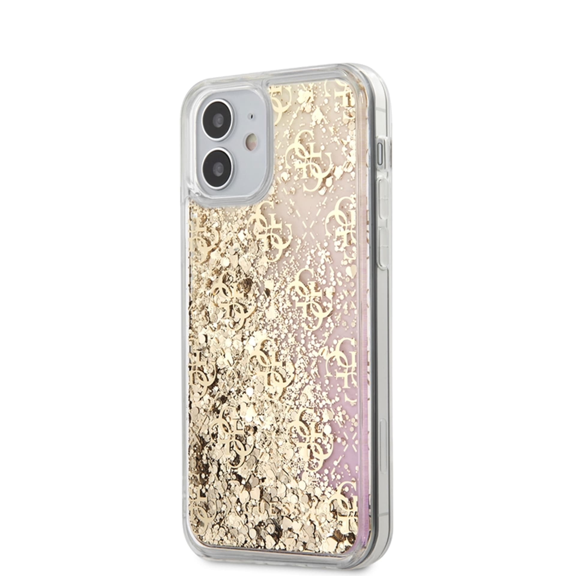 

Guess GUHCP12SLG4GGPIGO iPhone 12 mini 5,4" złoty/gold hardcase Gradient Liquid Glitter 4G