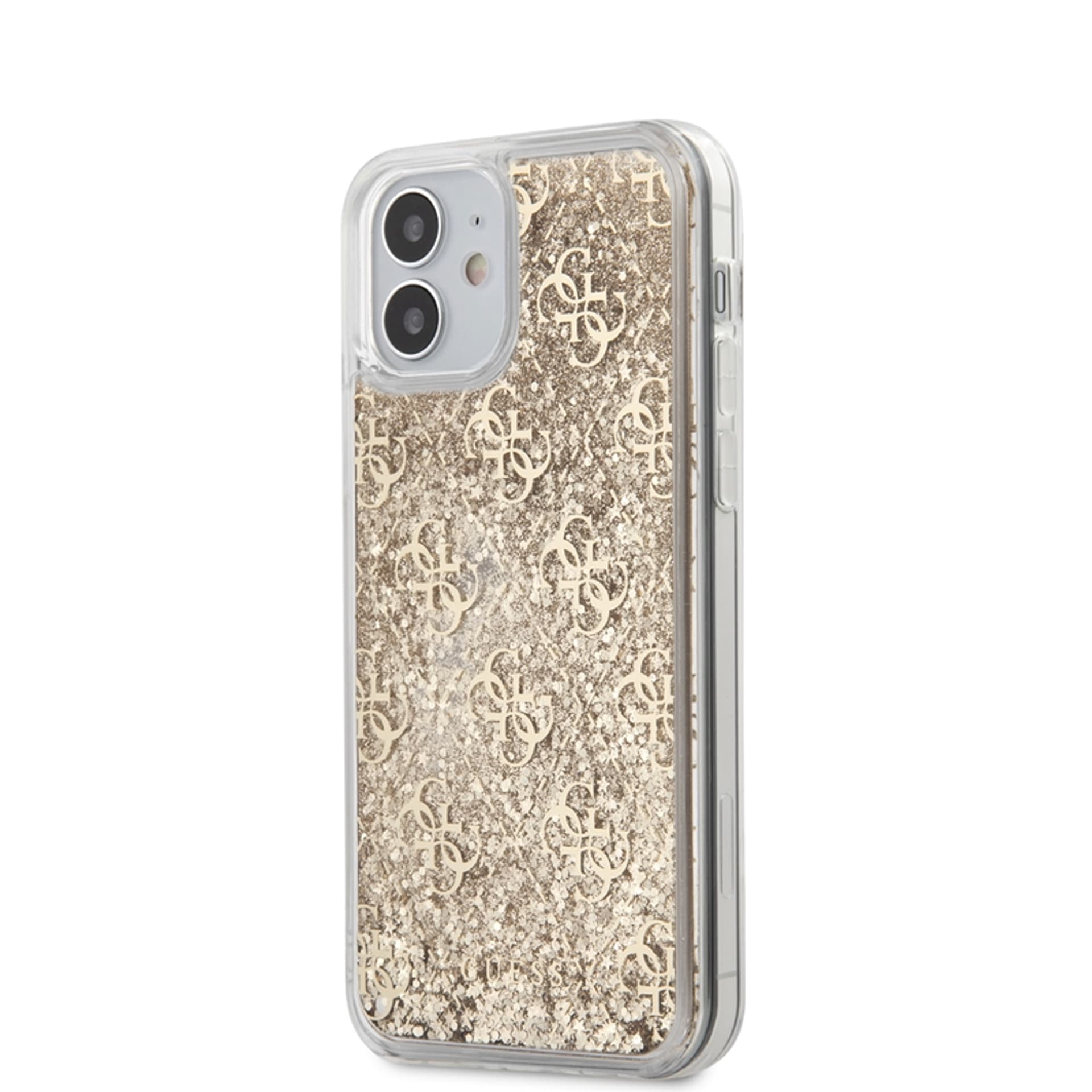 

Guess GUHCP12SLG4GSLG iPhone 12 mini 5,4" złoty/gold hardcase 4G Liquid Glitter