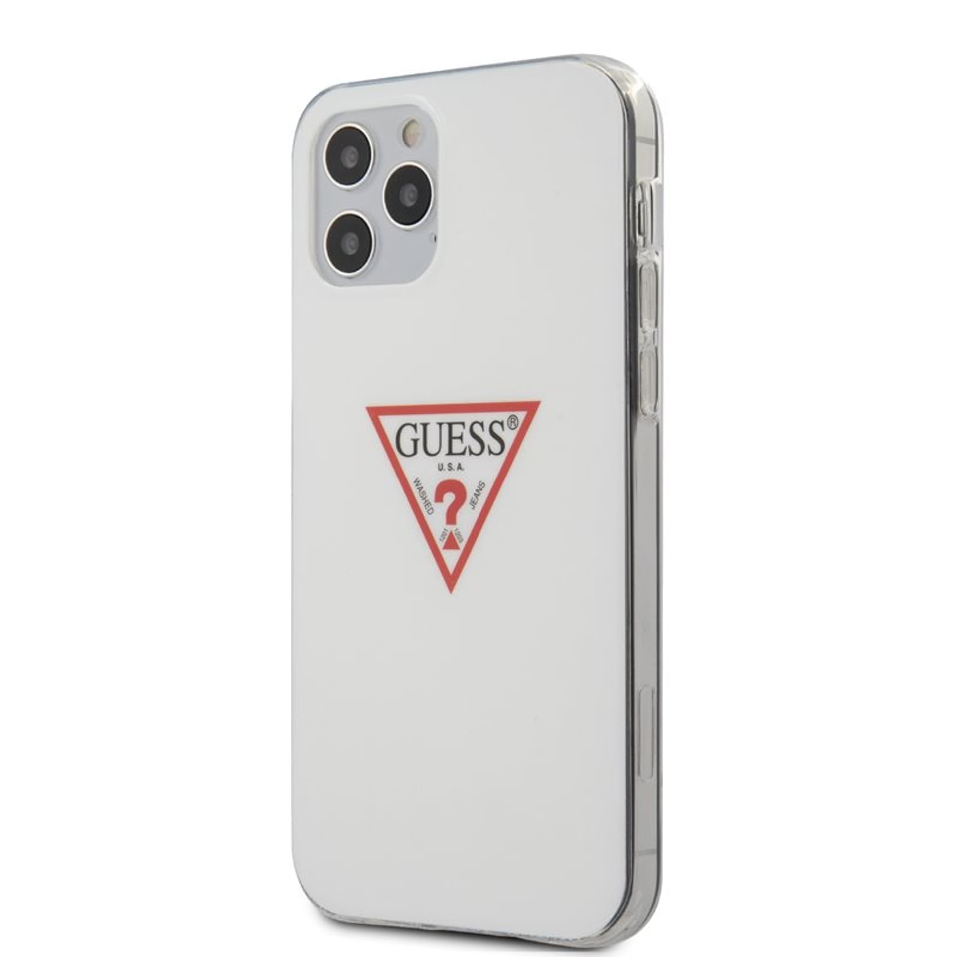 

Guess GUHCP12MPCUCTLWH iPhone 12/12 Pro 6,1" biały/white hardcase Triangle Collection