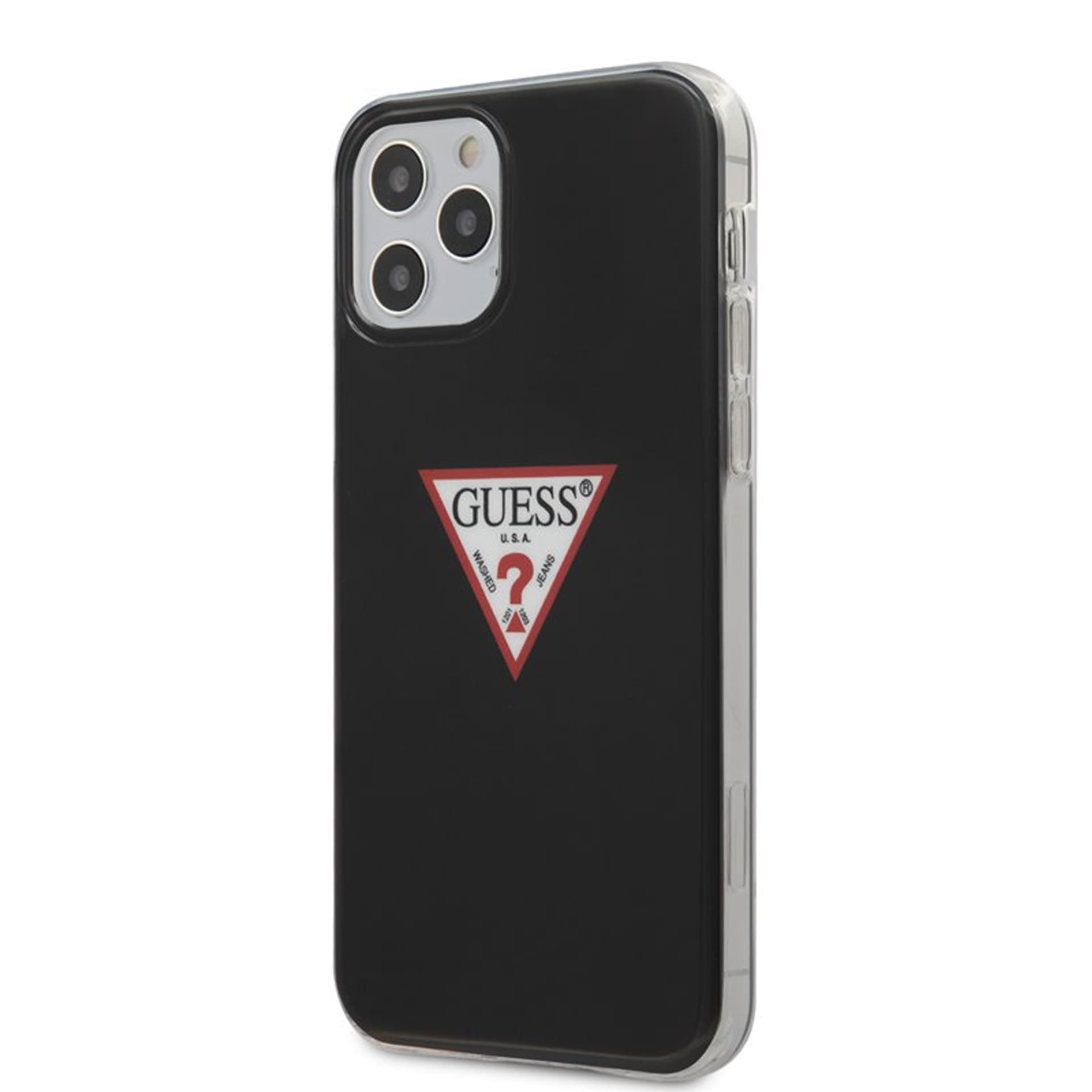 

Guess GUHCP12MPCUCTLBK iPhone 12/12 Pro 6,1" czarny/black hardcase Triangle Collection