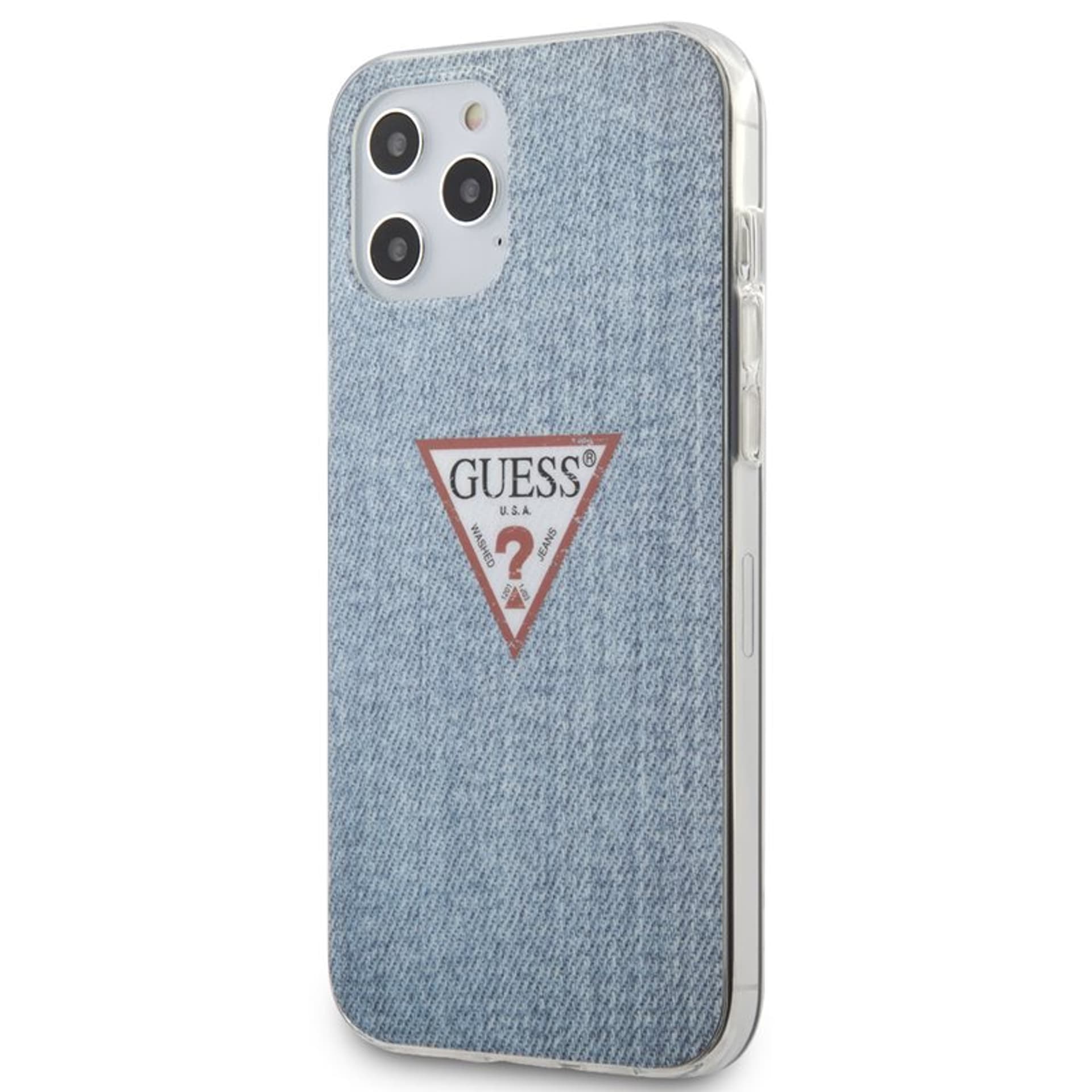 

Guess GUHCP12LPCUJULLB iPhone 12 Pro Max 6,7" niebieski/light blue hardcase Jeans Collection