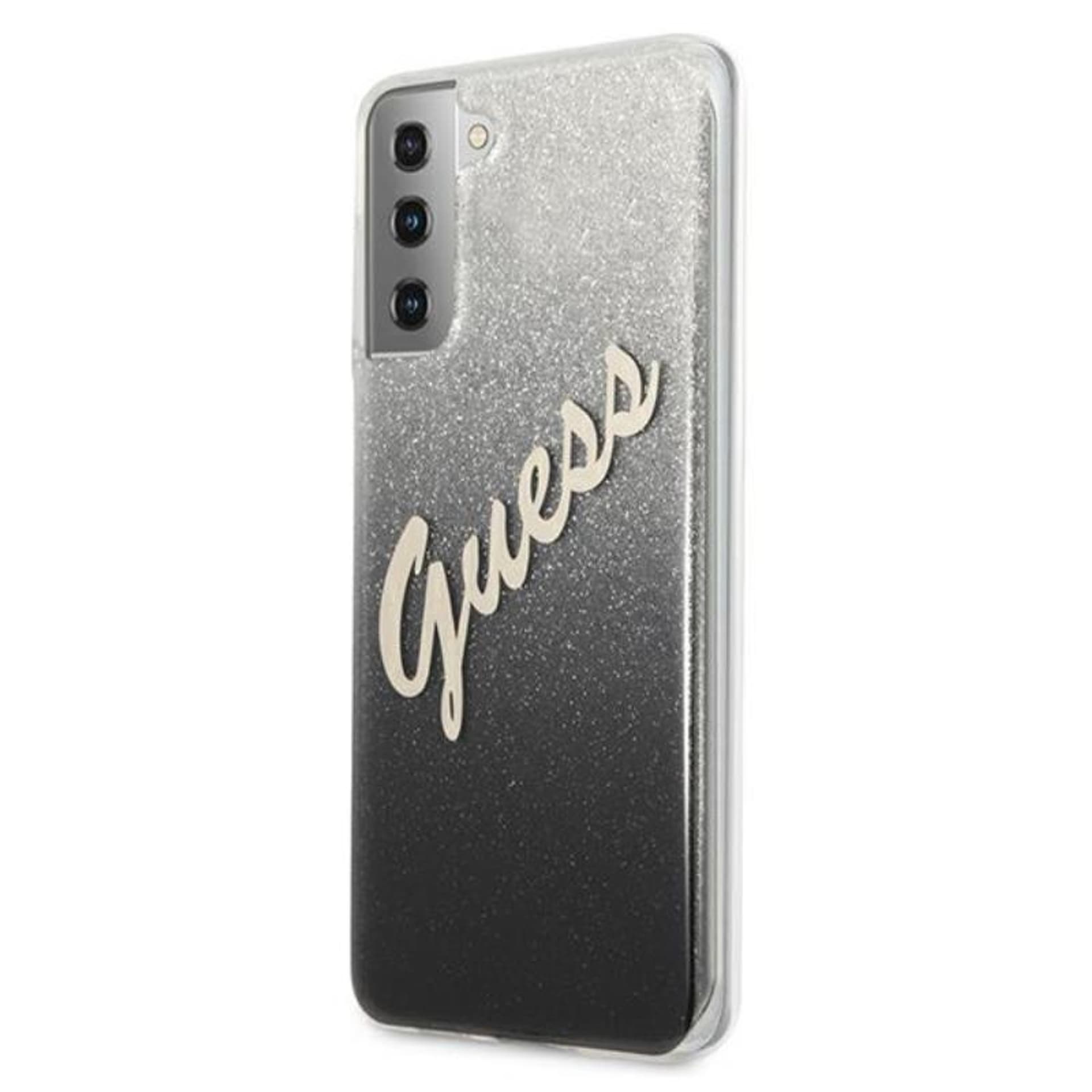

Guess Glitter Gradient Script - Etui Samsung Galaxy S21+ (czarny)
