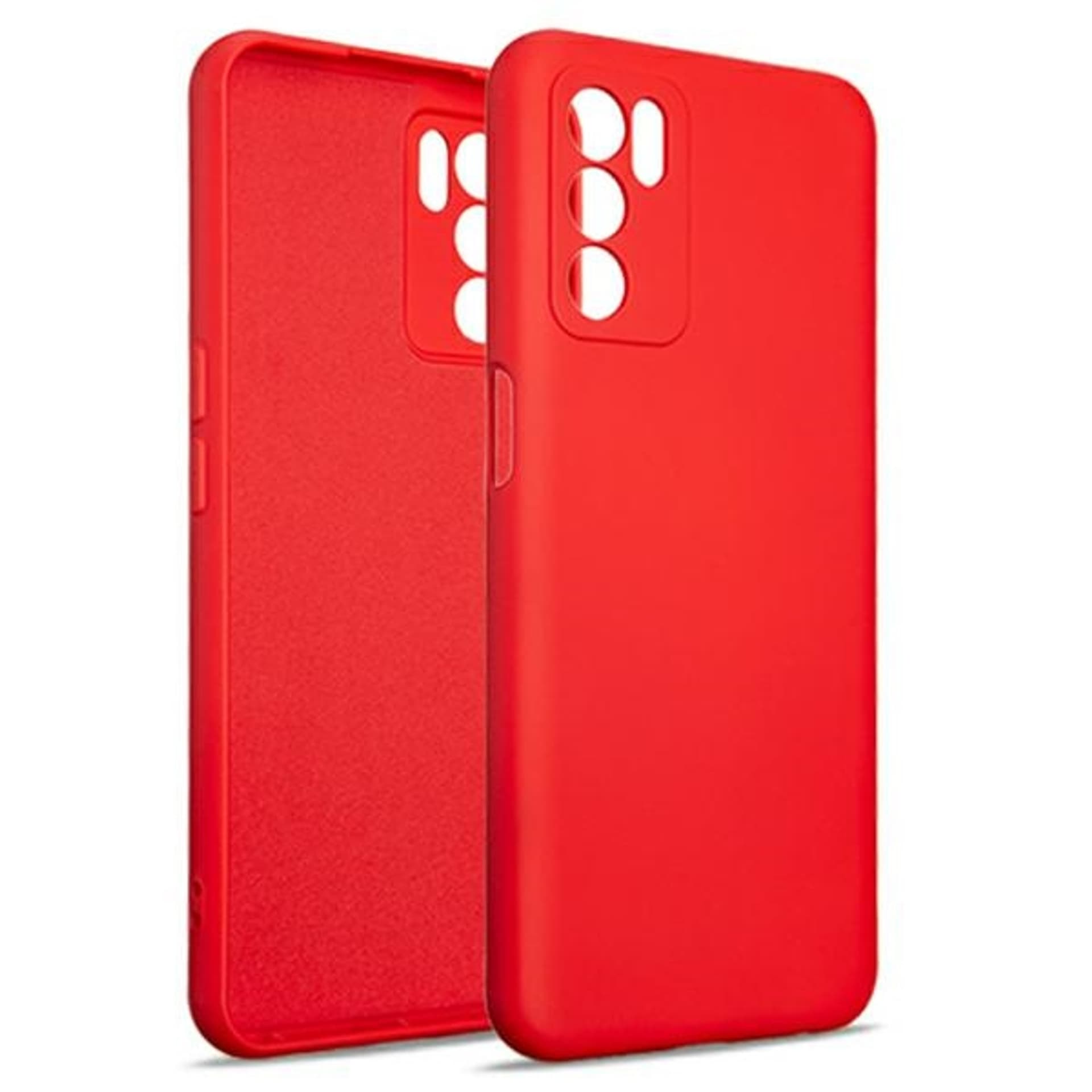

Beline Etui Silicone Oppo A16/A16s/A16K czerwony/red