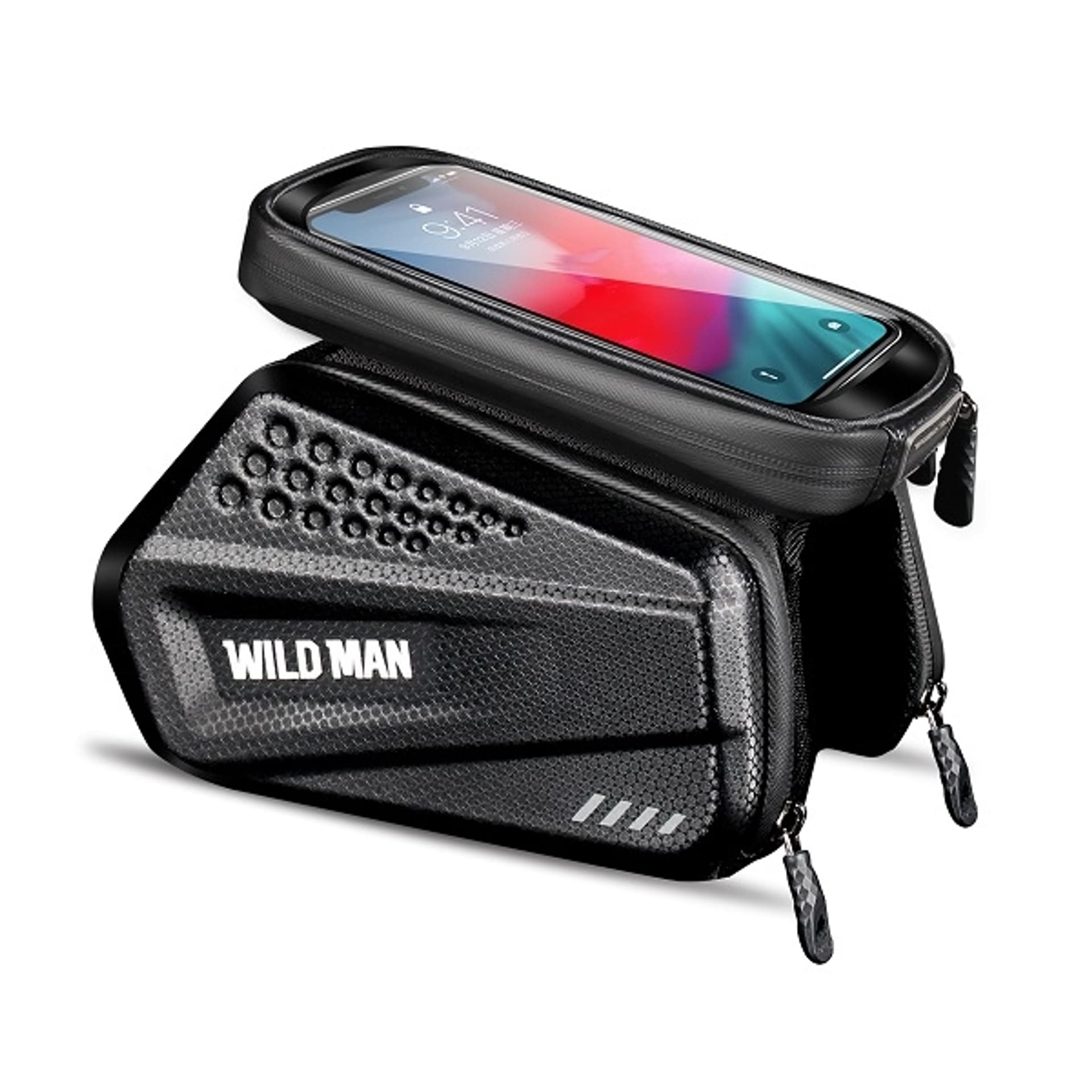 

Etui/uchwyt rowerowy WILDMAN XXL ES6 sakwa na ramę czarna/black