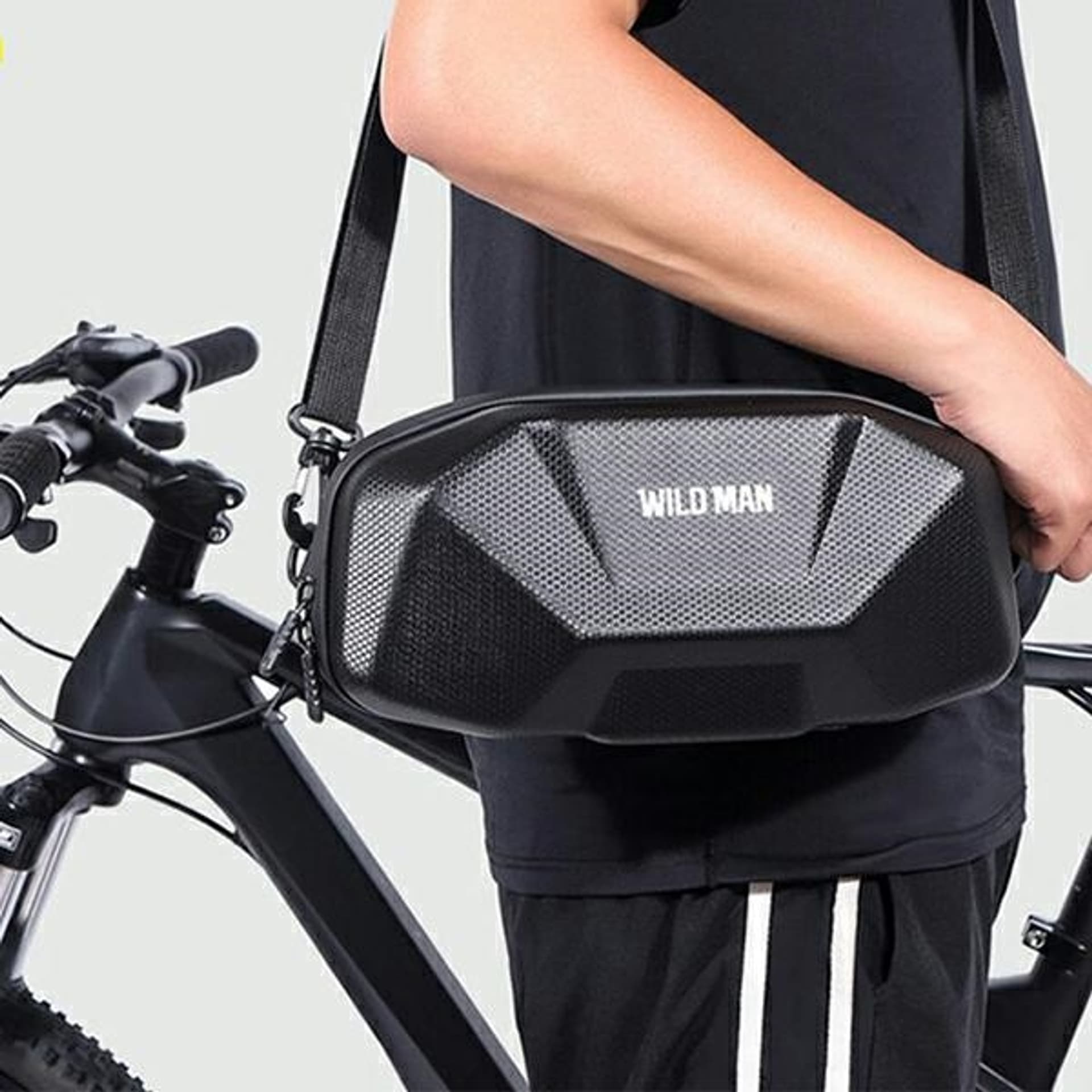 

Torba na ramę roweru WILDMAN X9 uchwyt rowerowy czarna/black