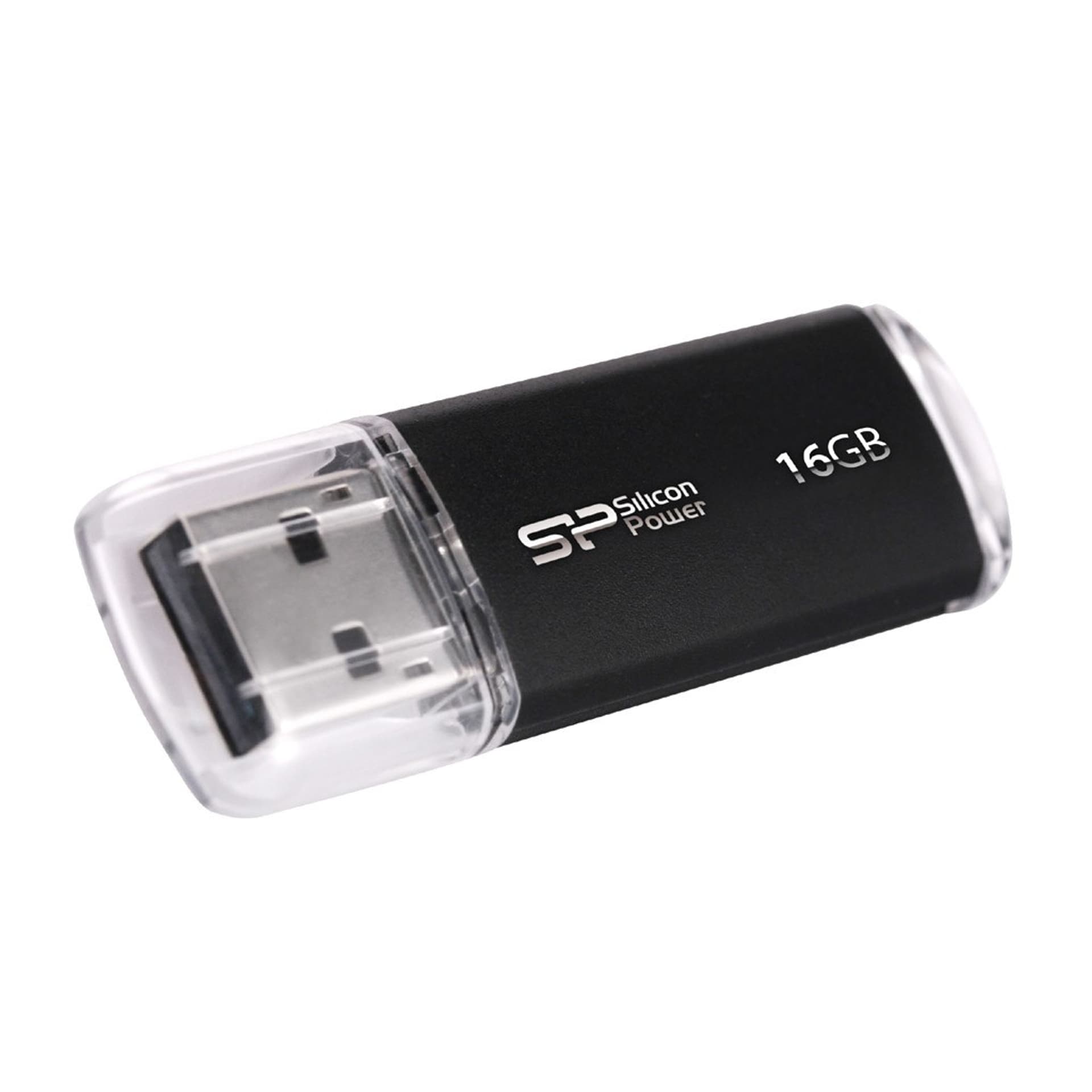 

Pendrive Silicon Power Ultima II M01 16GB USB 2.0 kolor czarny ALU (SP016GBUF2M01V1K)