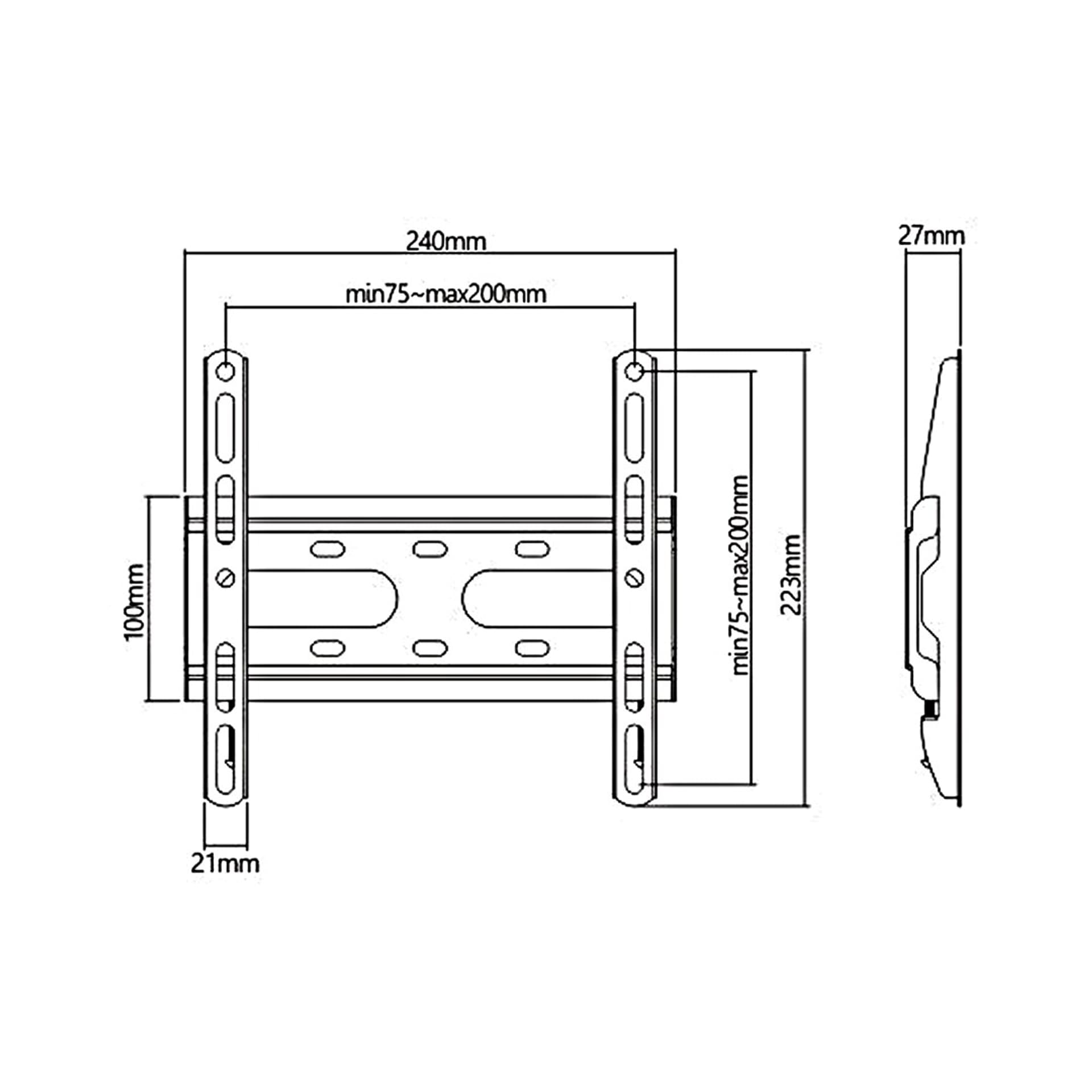 

MACLEAN UCHWYT TV EKONOMICZNY 23-42" 45KG MC-937