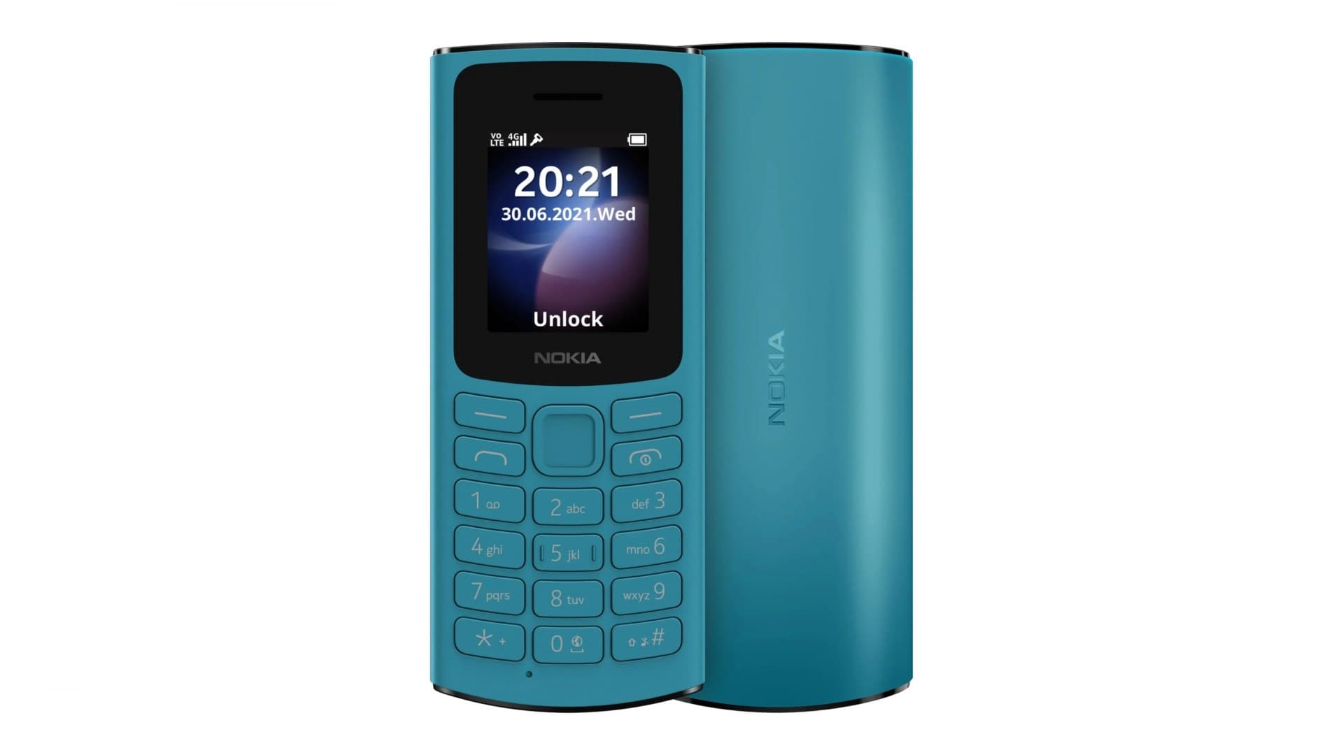 

Nokia 105 DS TA-1378 Blue, 1.8 ", TFT, 0.048 MB, Dual SIM, Nano Sim, 3G, USB version Micro, 1020 mAh