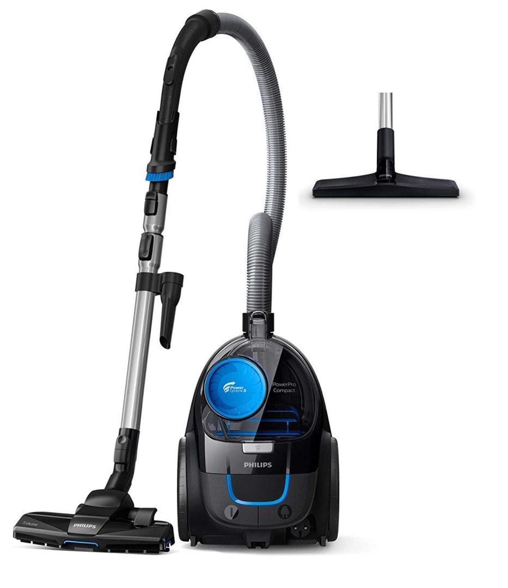 

Philips Odkurzacz PowerPro Compact FC9331/09 Bezworkowy, moc 900 W, pojemność kurzu 1,5 L, czarny