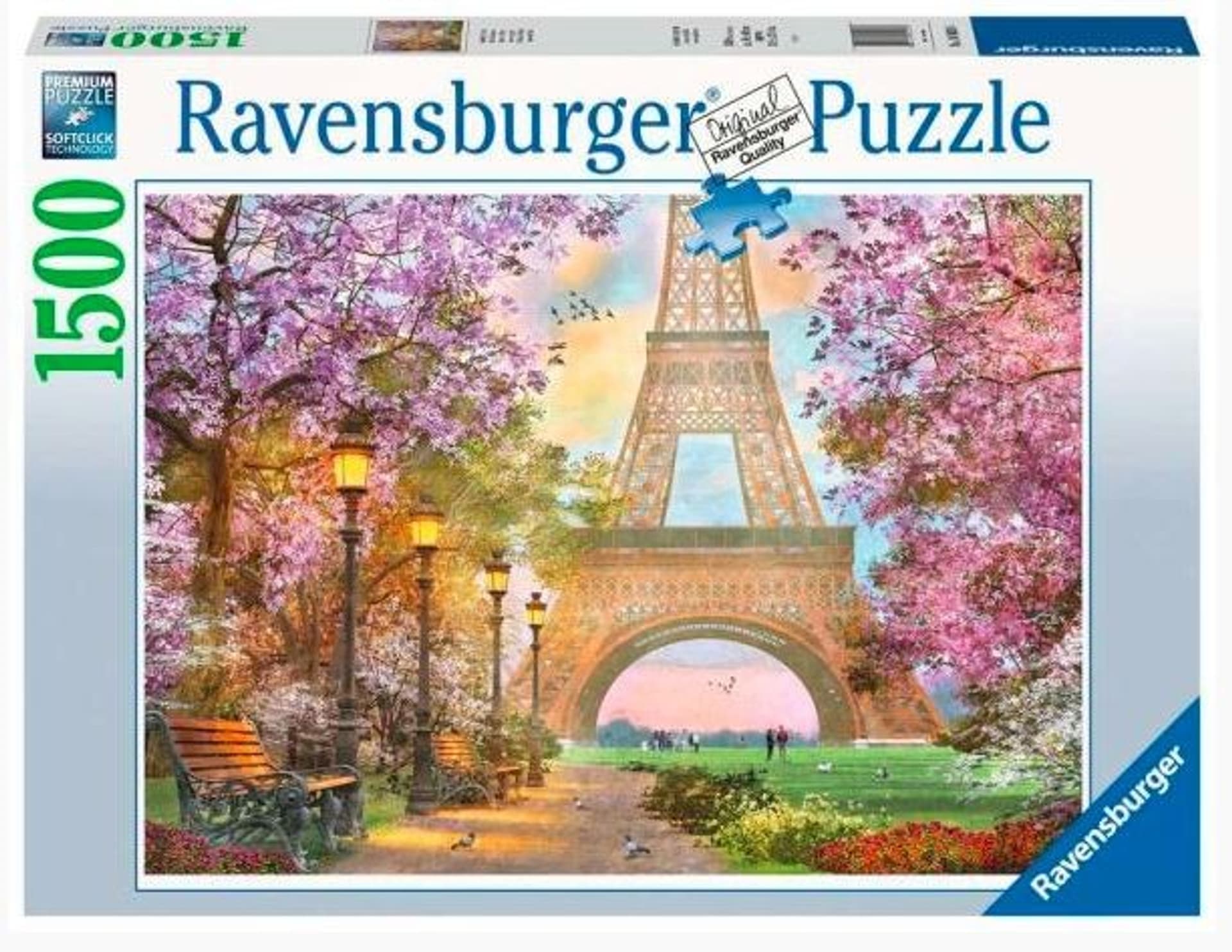 

Puzzle 1500 elementów Paryski romans