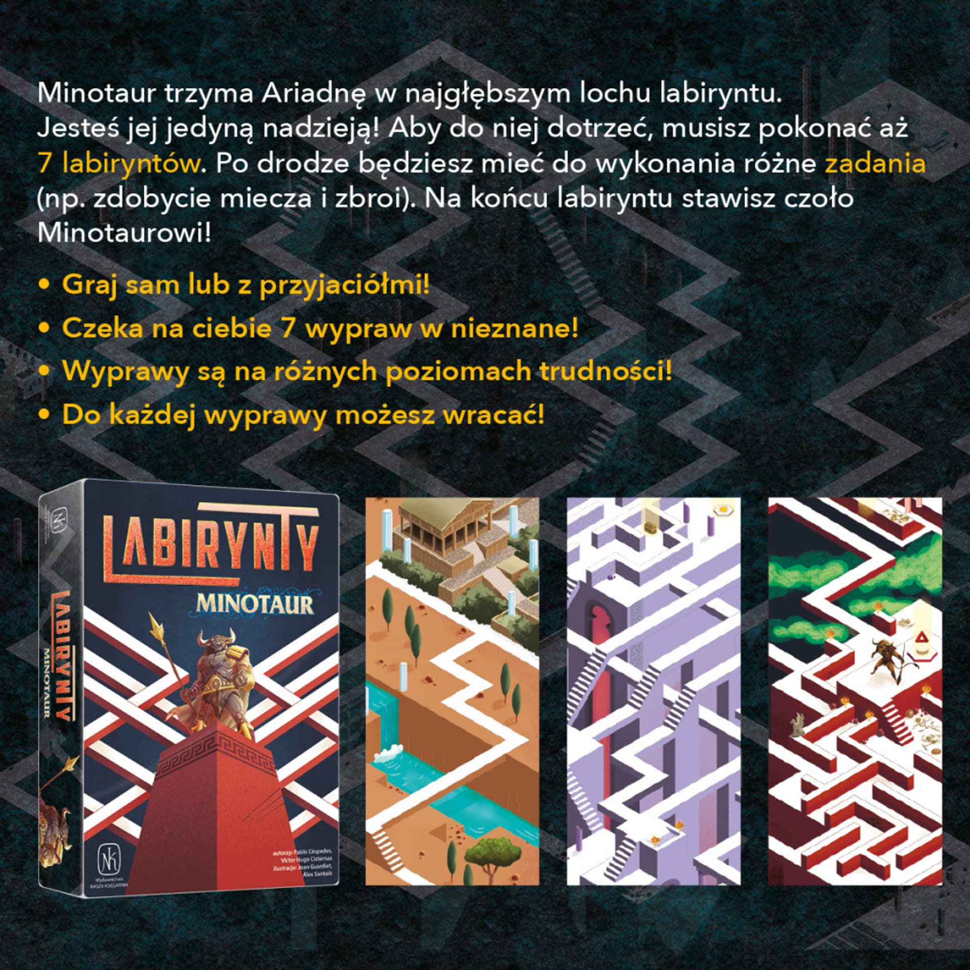 

GRA PLANSZOWA LABIRYNTY: MINOTAUR - NASZA KSIĘGARNIA
