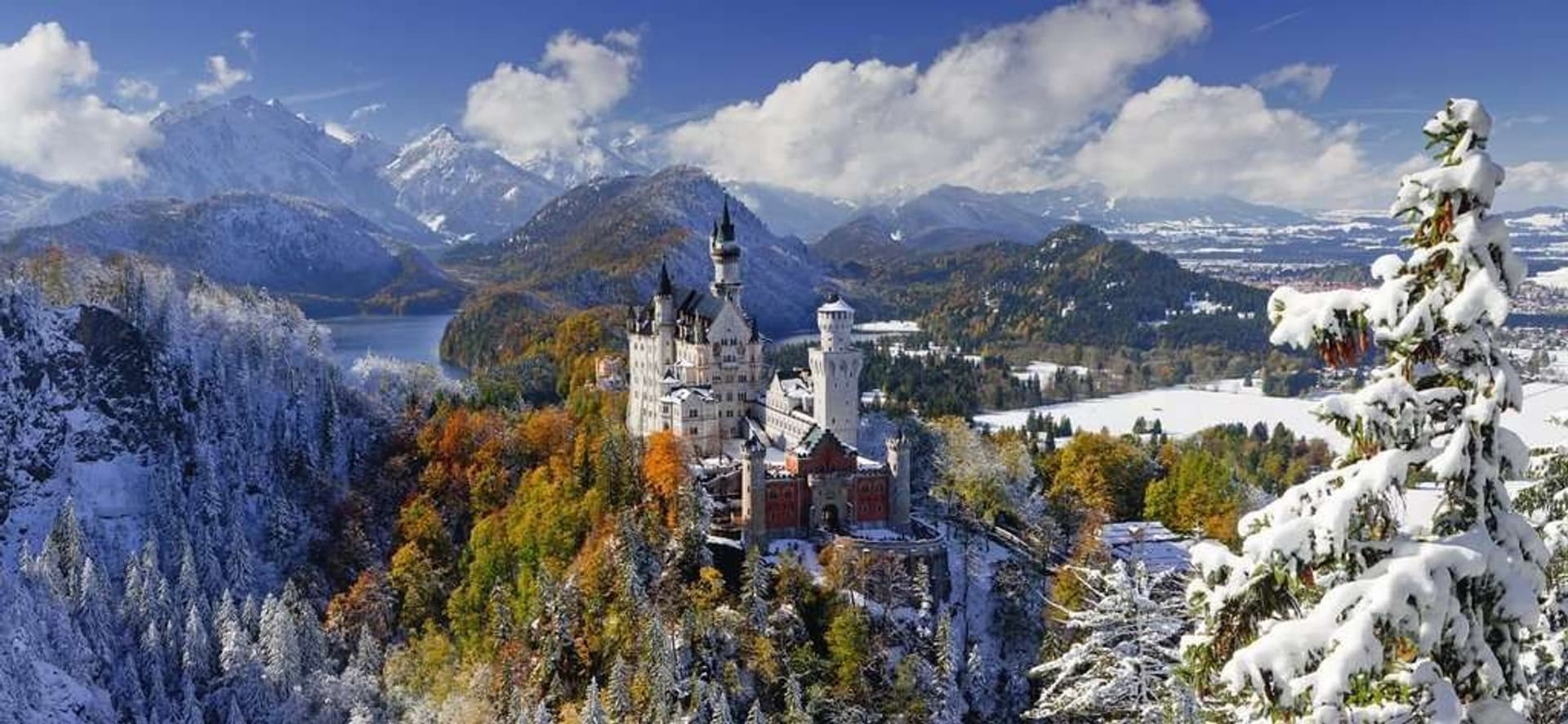 

Puzzle Panorama 2000 elementów Zamek Neuschwanstein