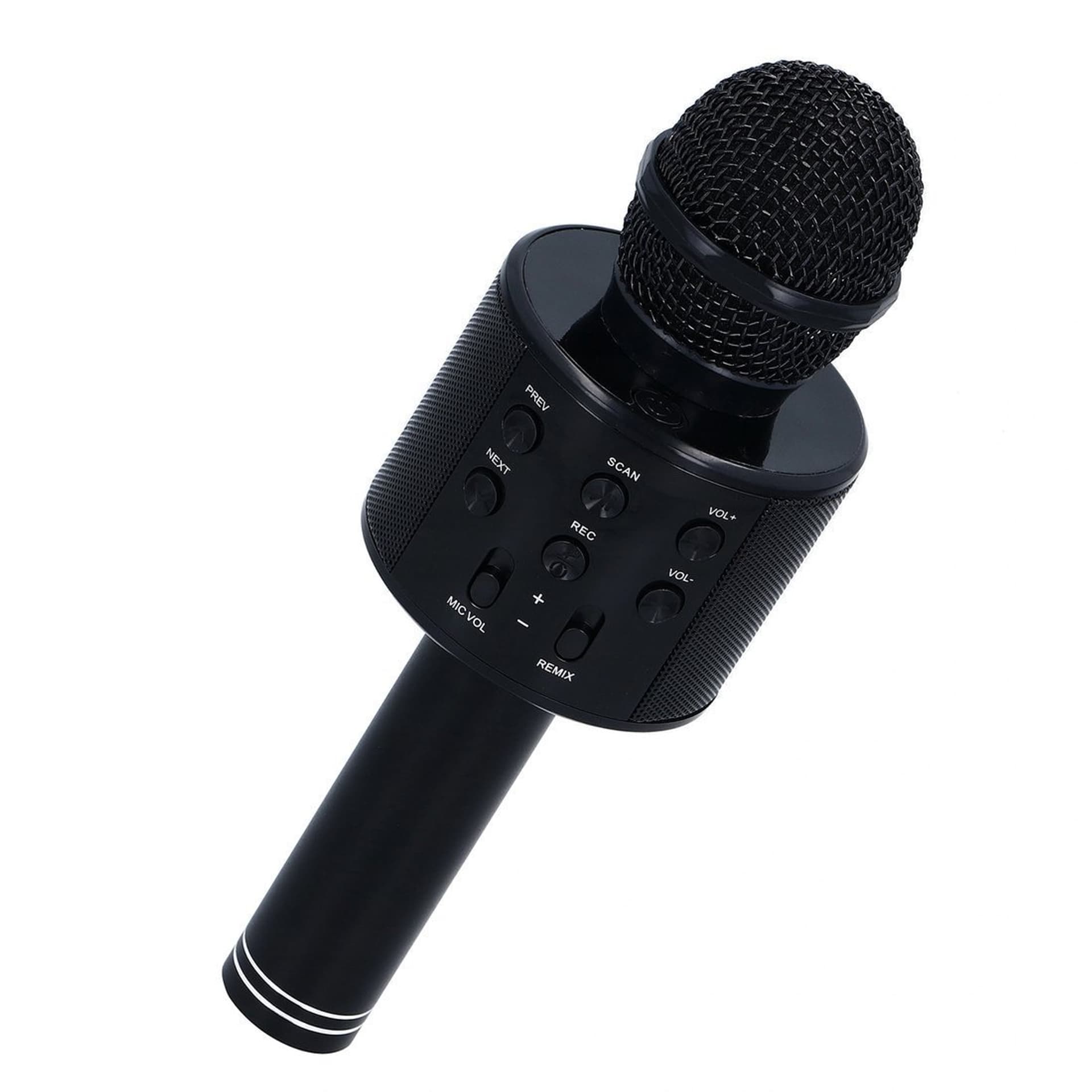 

Mikrofon Bezprzewodowy do Karaoke z Kontrolerem Odtwarzania czarny
