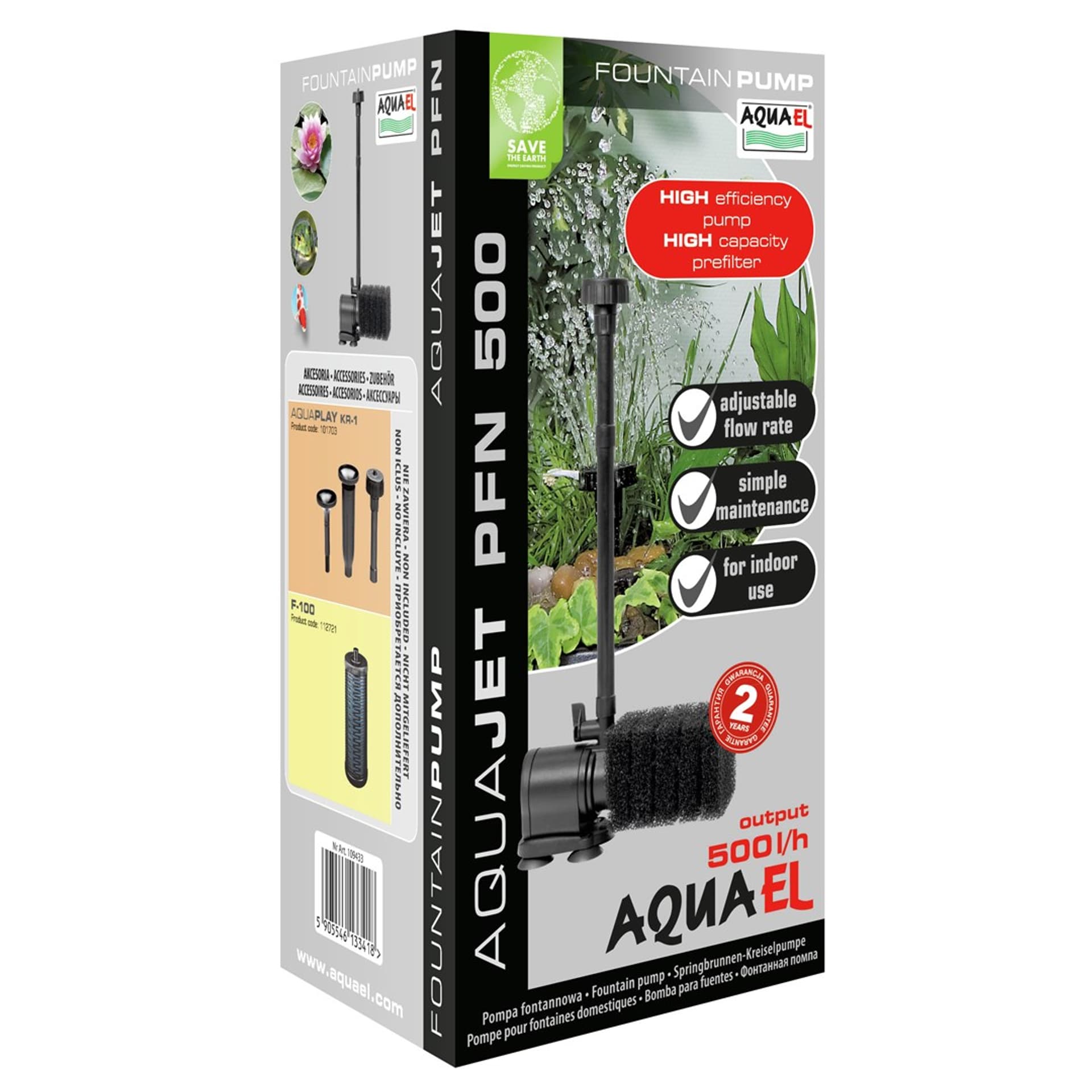 

AQUAEL POMPA DO OCZKA WODNEGO PFN-500 109433