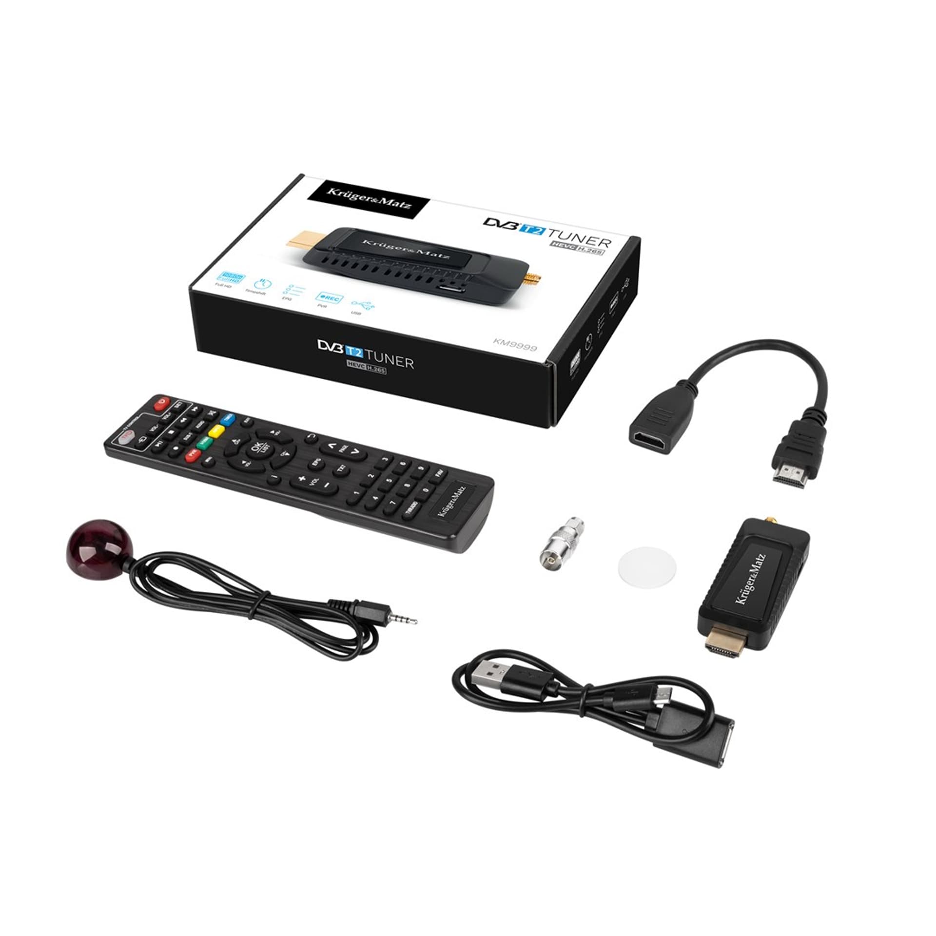

KRUGER & MATZ DEKODER DVB-T2H.265 HEVC MINI KM9999