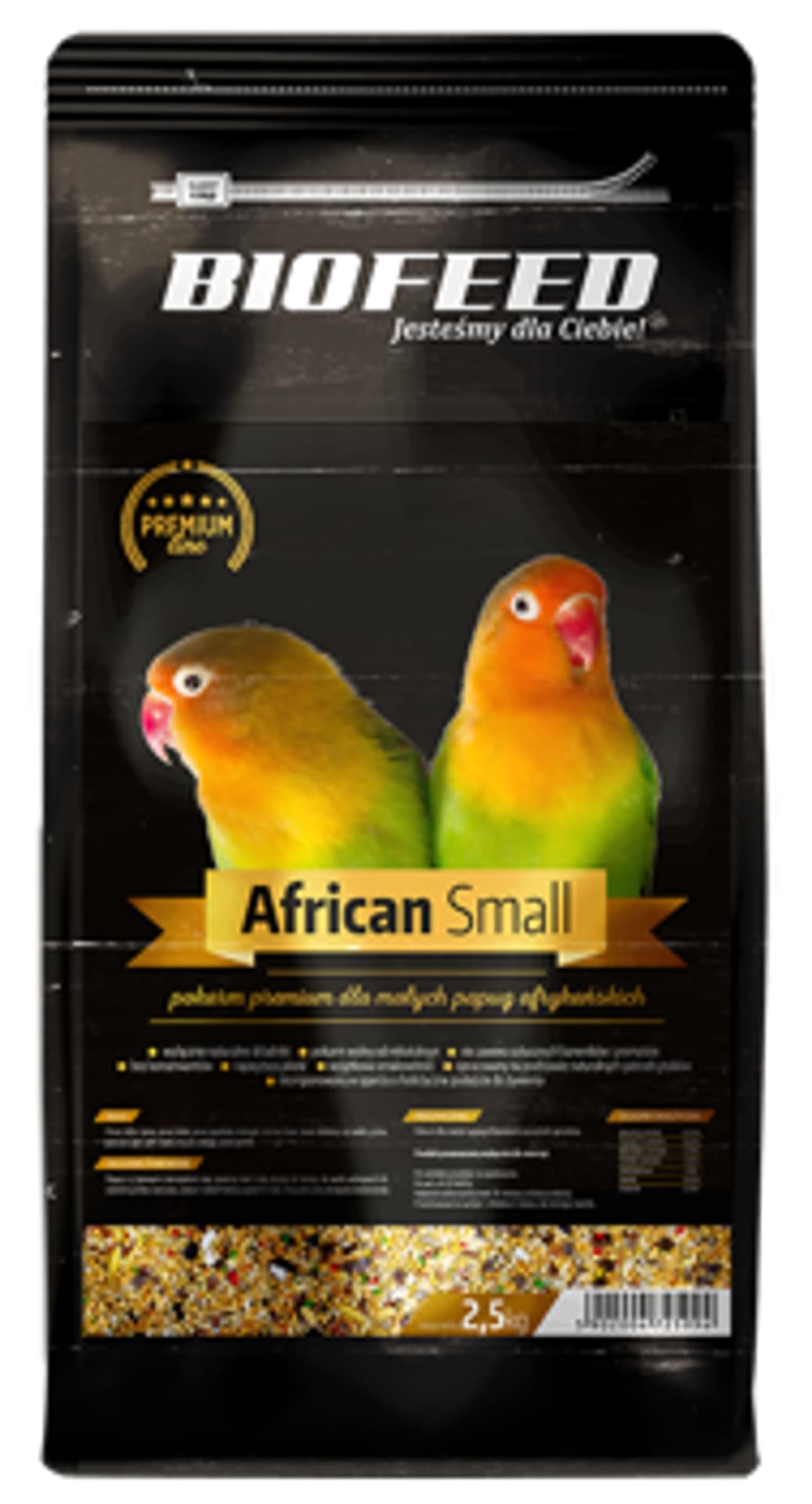 

BIOFEED PREMIUM dla małych papug afrykańskich 1kg